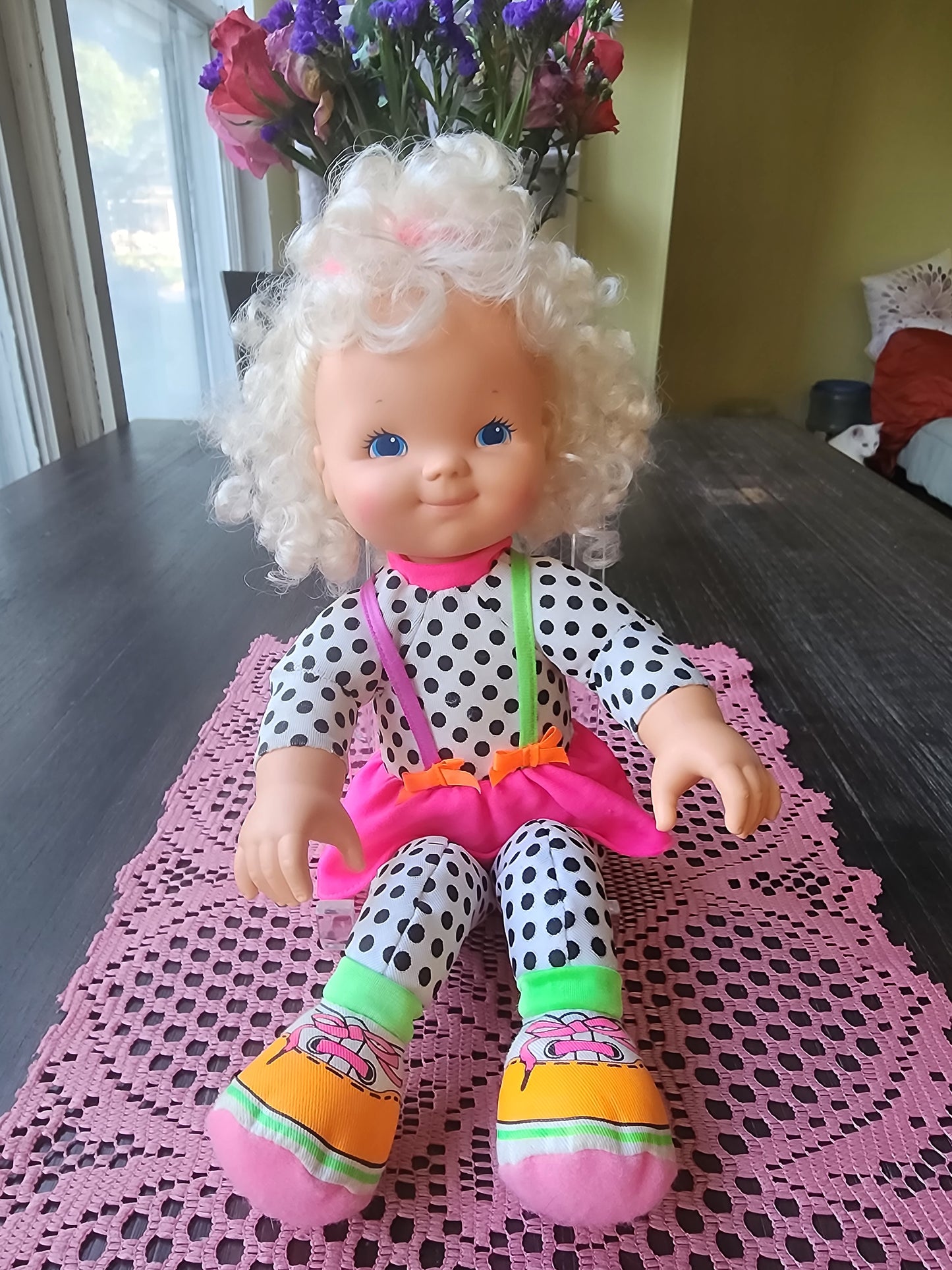 Vintage 1991 Kenner Stacy Two Wheeler Doll 14"
