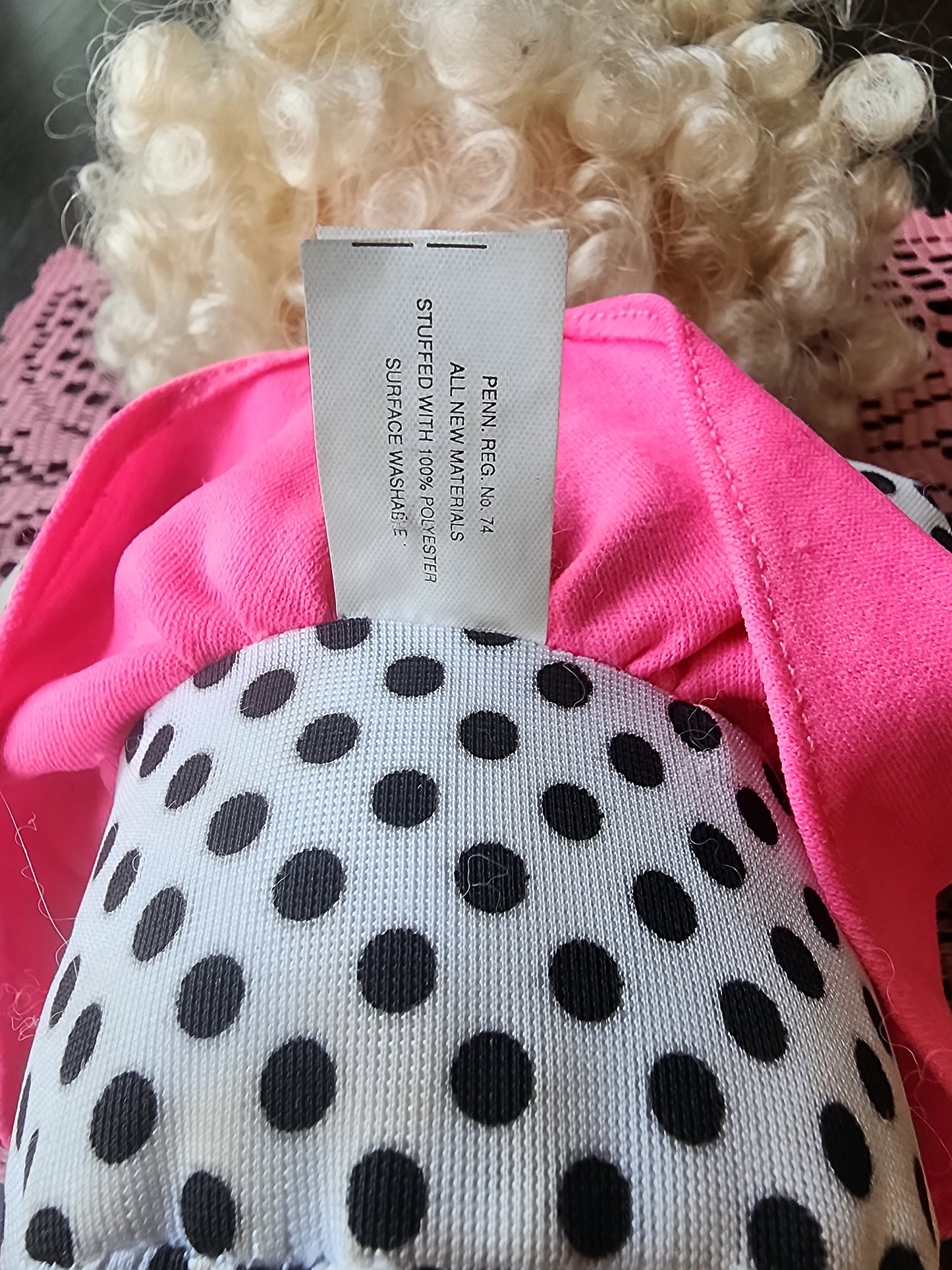 Vintage 1991 Kenner Stacy Two Wheeler Doll 14"