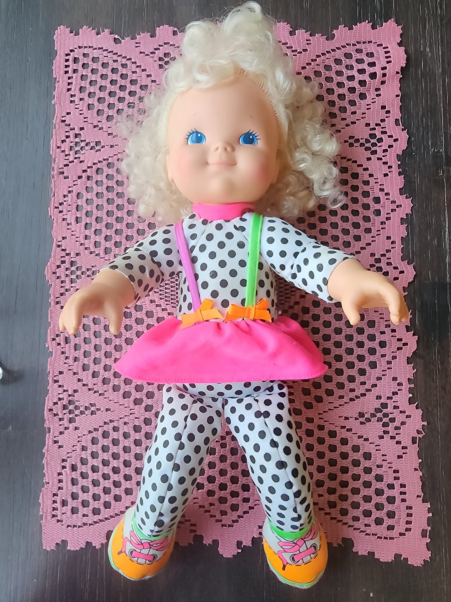 Vintage 1991 Kenner Stacy Two Wheeler Doll 14"