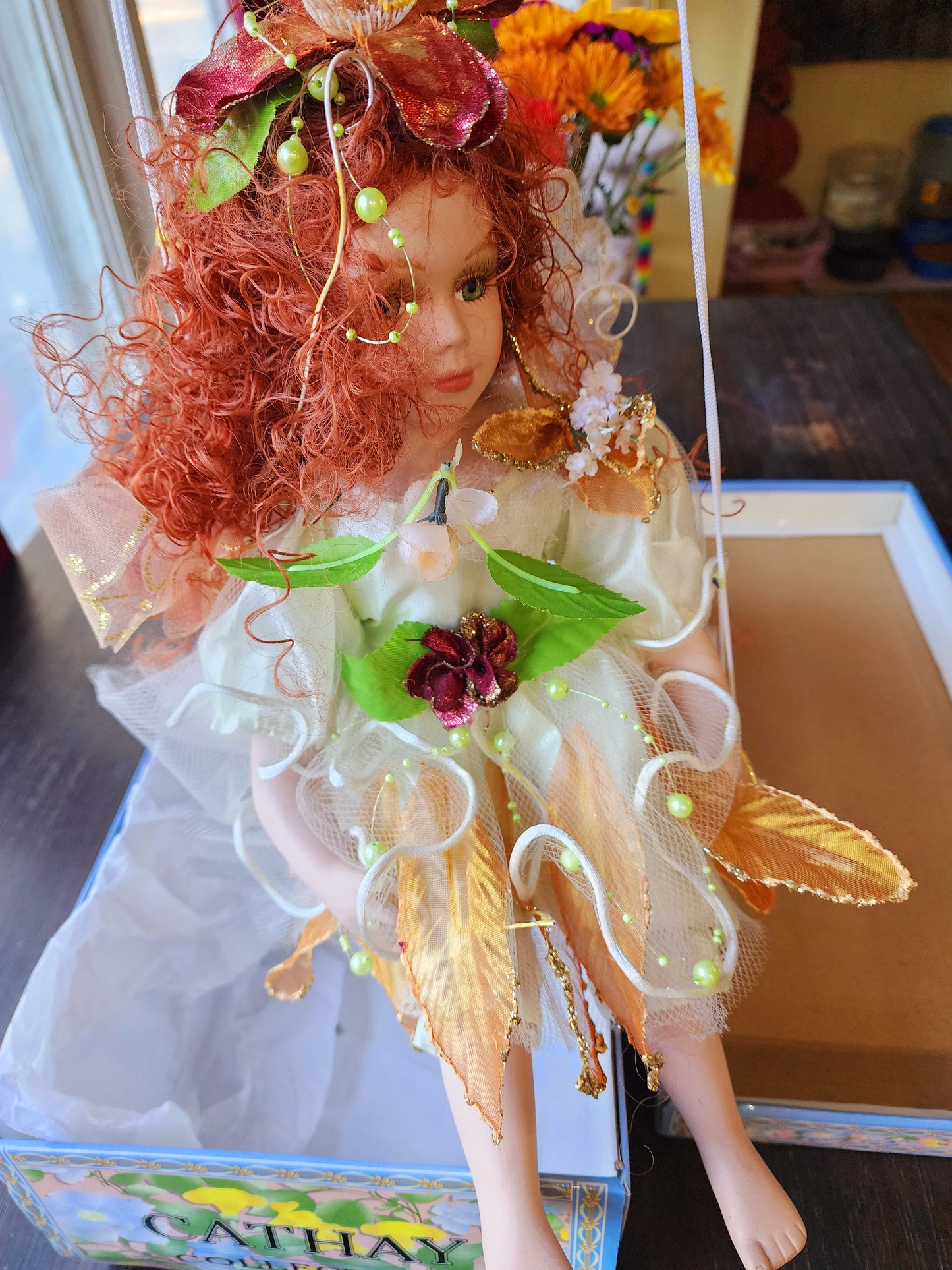 Cathay Collection Swinging Fairy Limited Edition Porcelain #215/1000