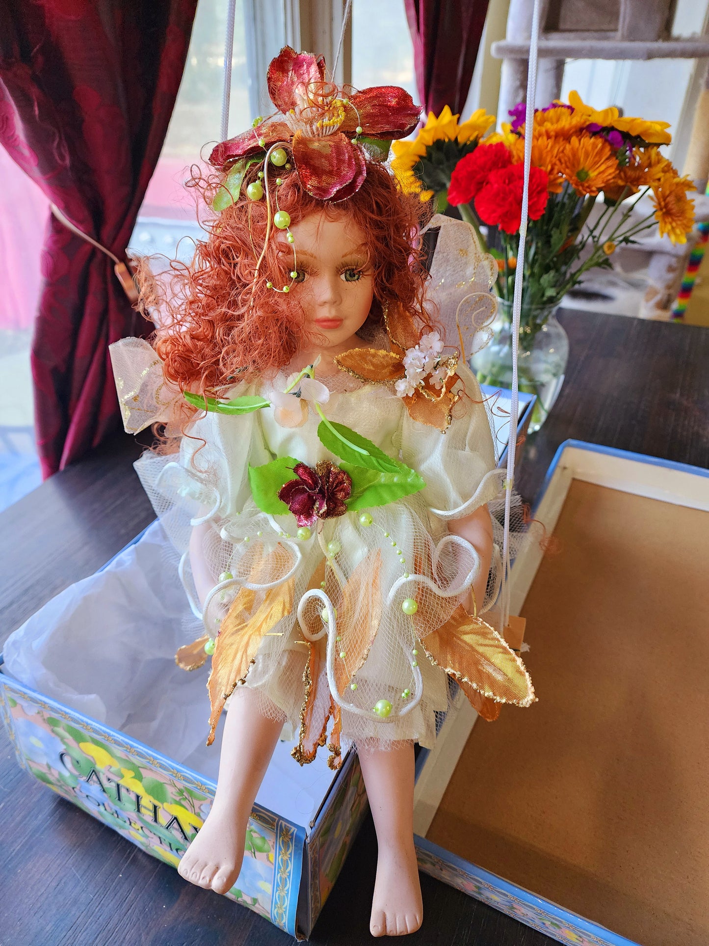 Cathay Collection Swinging Fairy Limited Edition Porcelain #215/1000