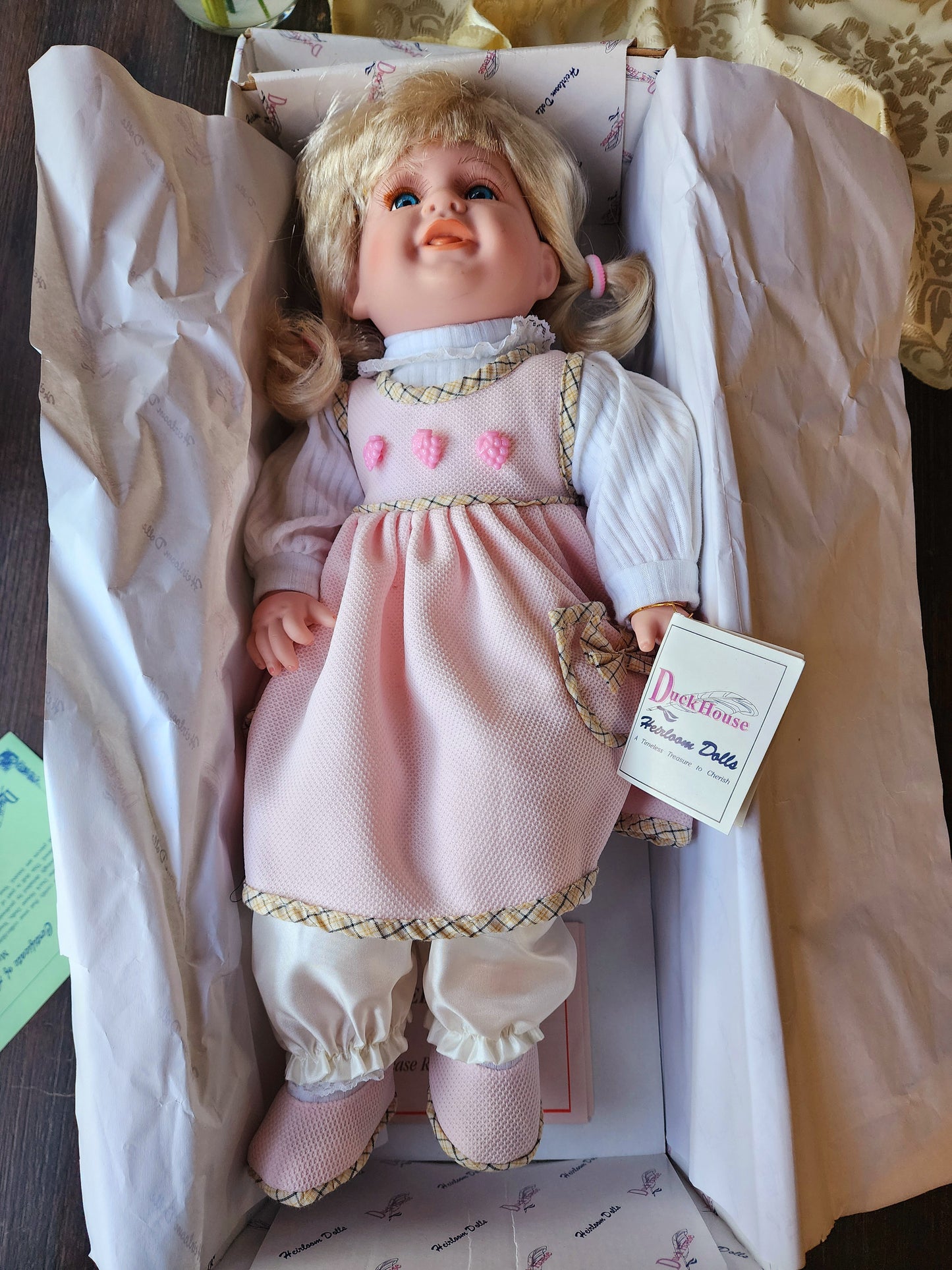 Duck House Heirloom Dolls "Marise" Vinyl Doll, Limited Edition #401/5000