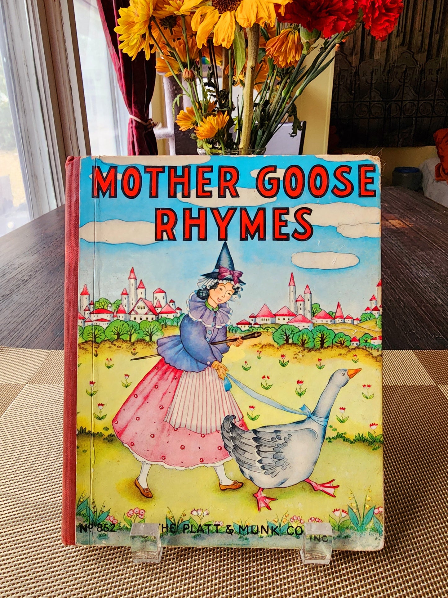 Mother Goose Rhymes No. 852 The Platt & Munk Co. 1939 Board Book