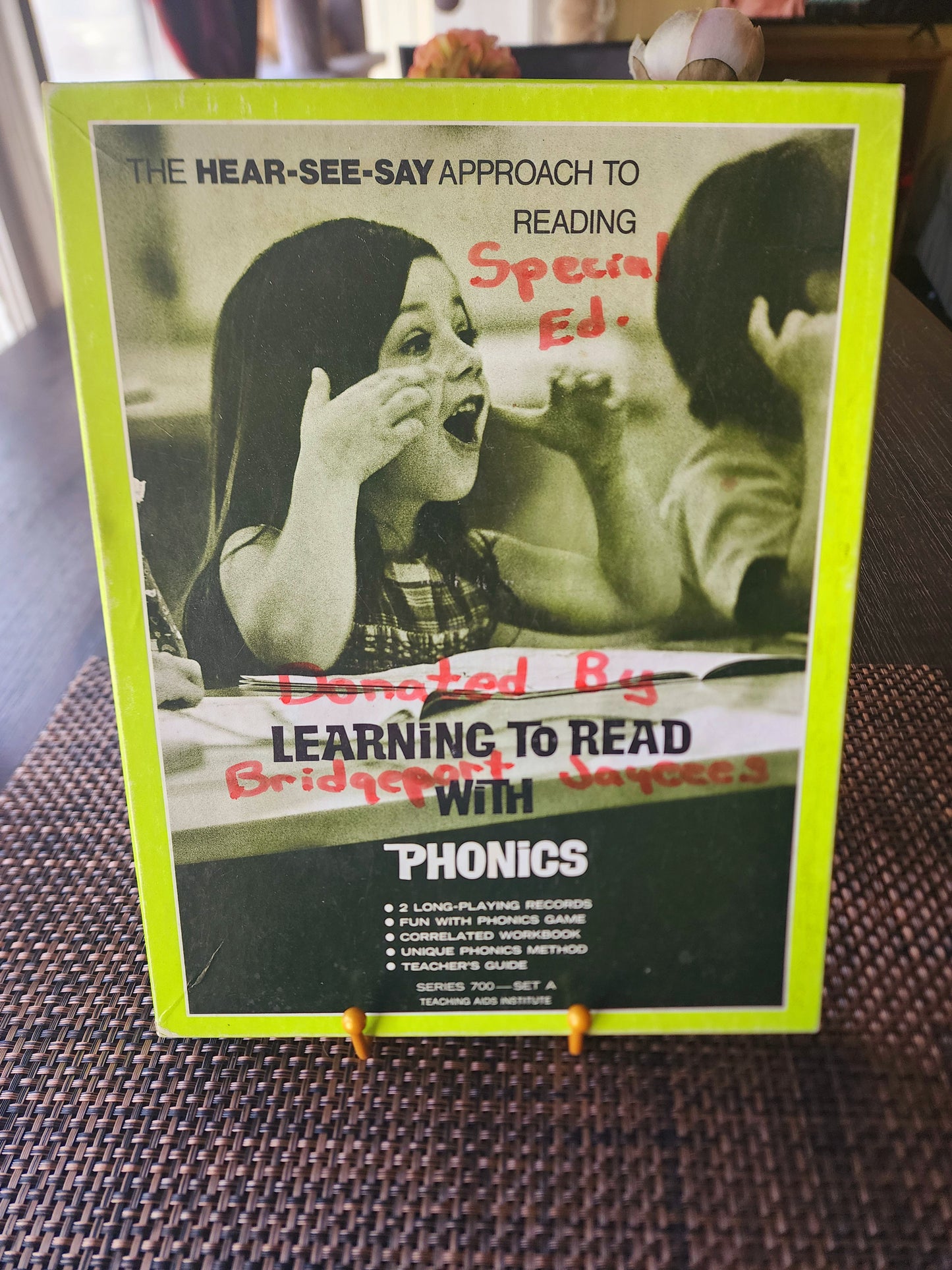 Learning To Read With Phonics, The Hear-See-Say Approach To Reading Series 700 Set A 1970 Kit Teaching Aids Institute