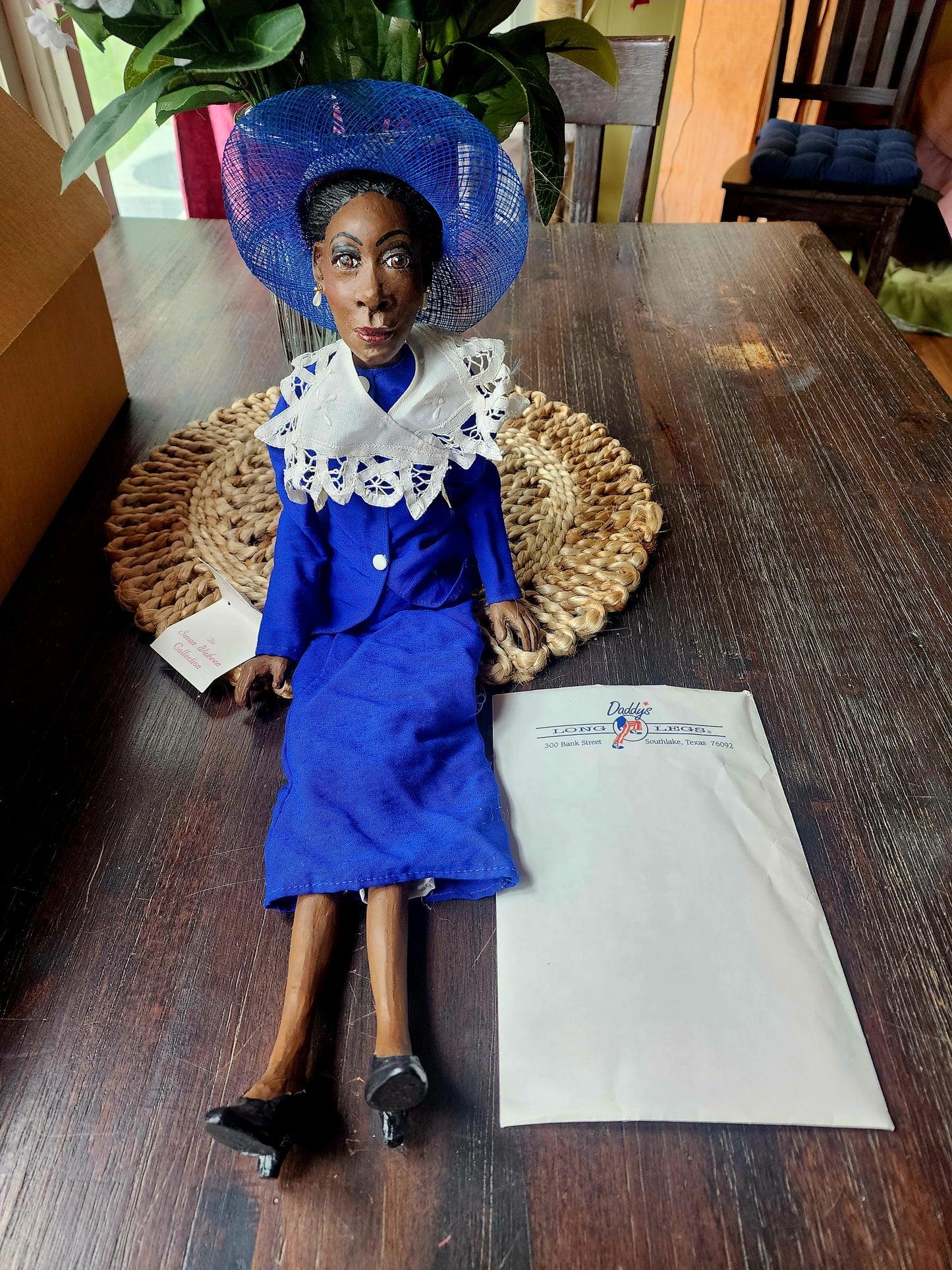 Daddy's Long Legs "JACKIE" 22" Doll #DL33L Original Box, Missing Bible