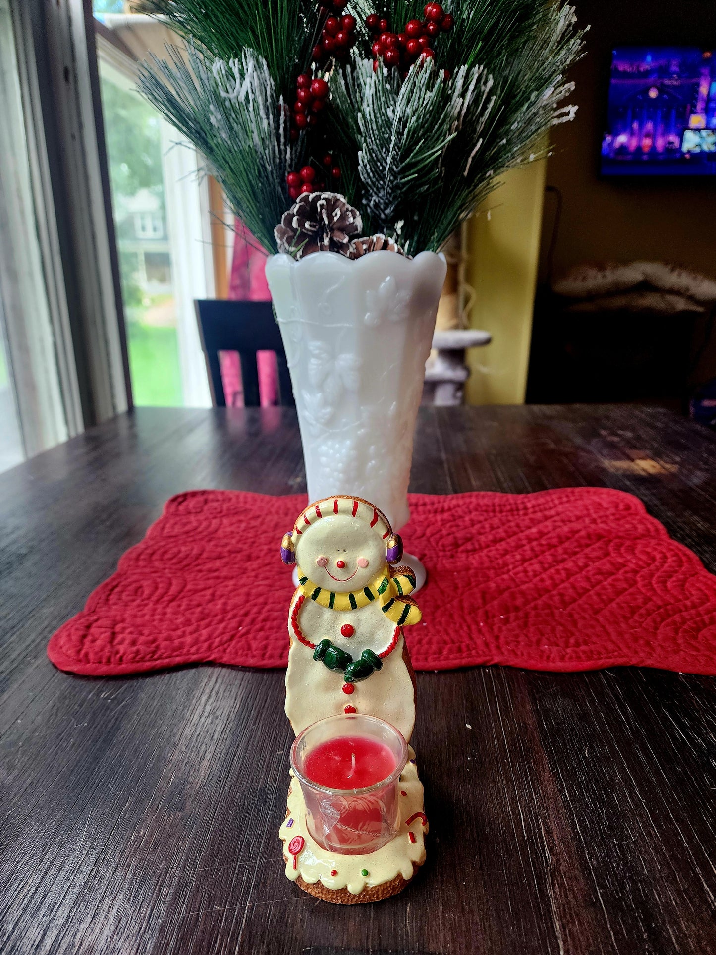 Trippie's Inc Gingerbread Christmas Cookie Votive Light 2004 With Box