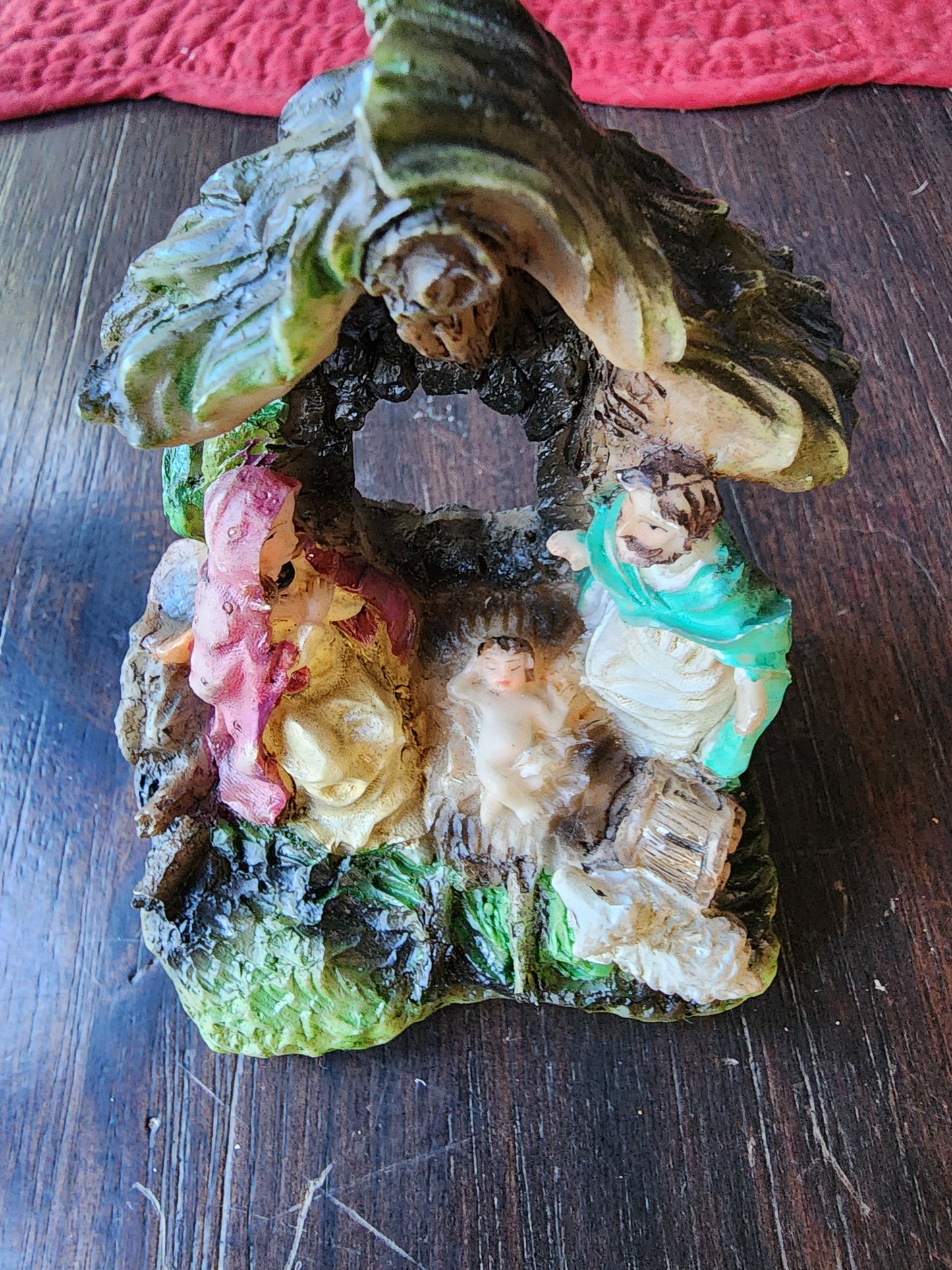 Miniature Nativity Scene Figurines - Mary, Joseph, Baby Jesus, Animals #M306728