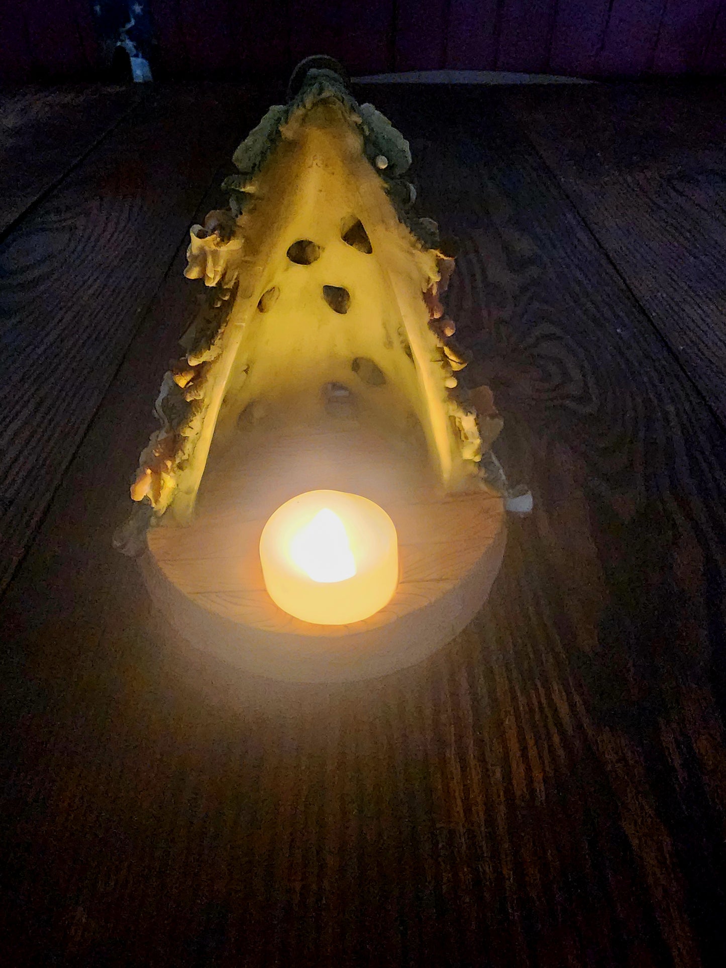 Vintage Christmas Tree Votiveange Gifts Tea Light Candle Holder