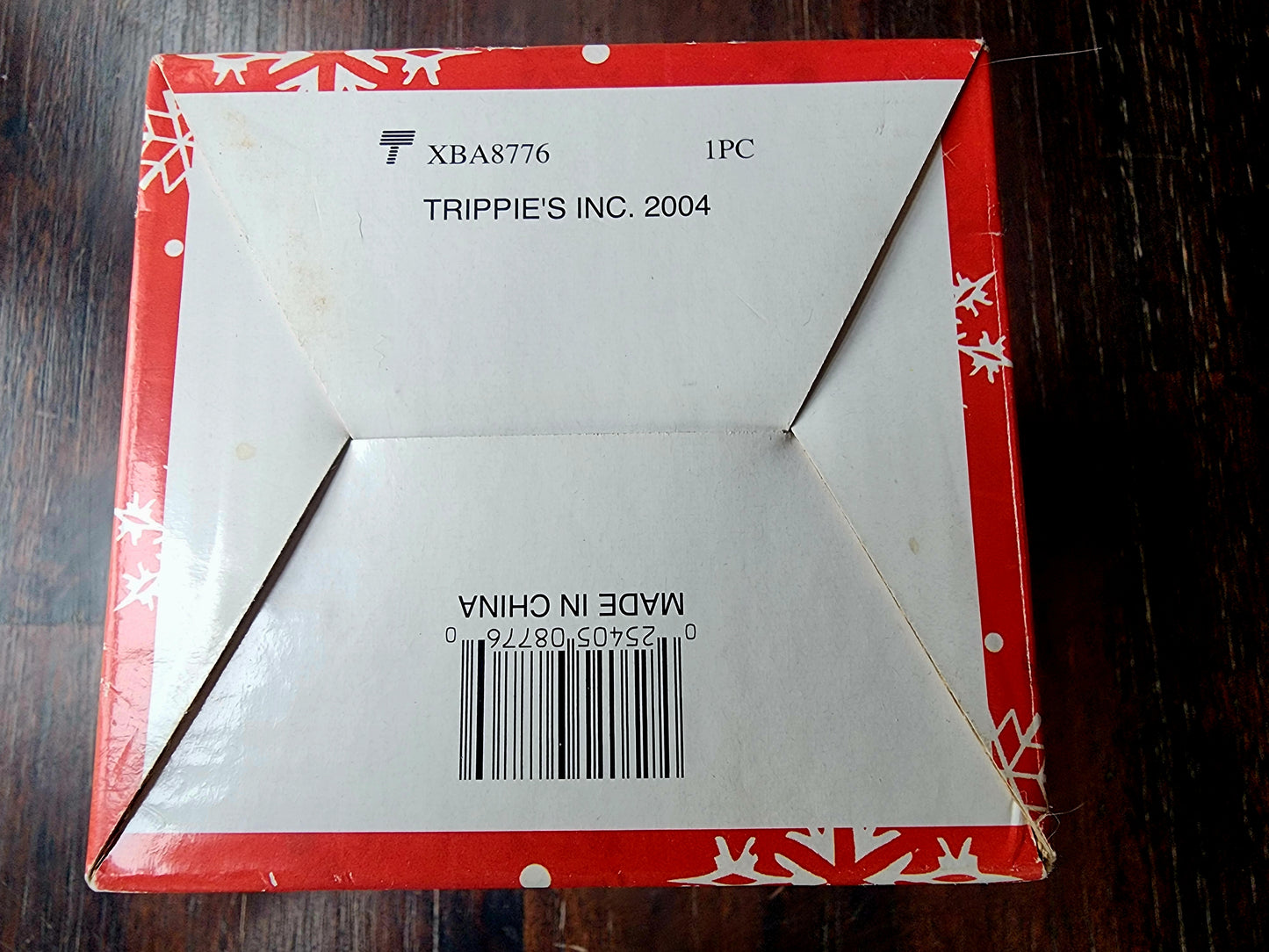 Trippie's Inc Gingerbread Christmas Cookie Votive Light 2004 With Box