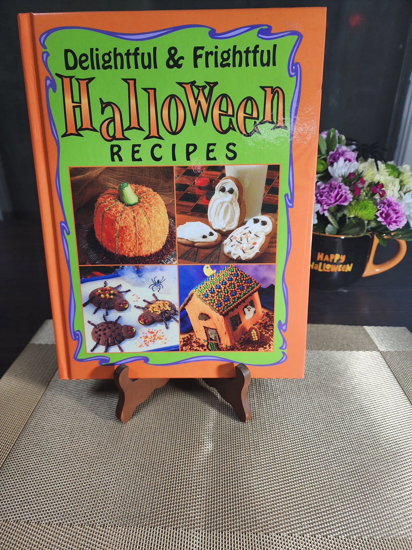 Halloween Recipe Book, "Delightful & Frightful Halloween Recipes" (Hardcover)