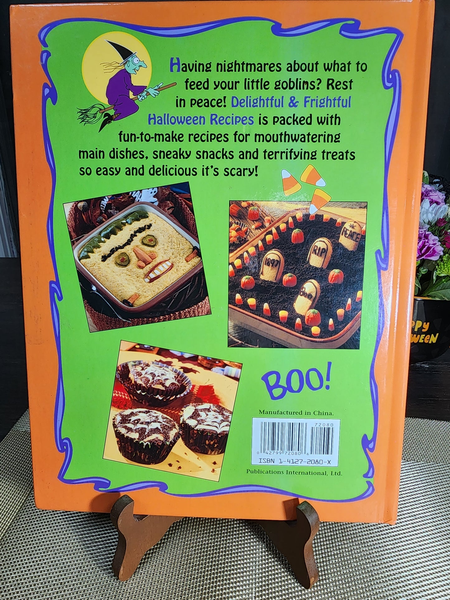 Halloween Recipe Book, "Delightful & Frightful Halloween Recipes" (Hardcover)