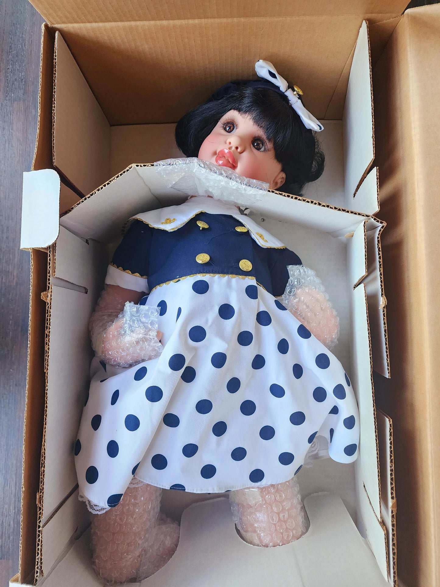 Precious Heirloom Dolls "Bon Voyage" RARE FIND Limited Edition #9/500 1999, FayZah Spanos