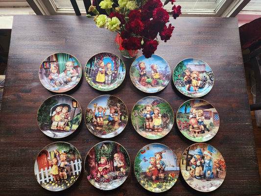 Danbury Mint "Little Companions" Decorative Collector Plates, Set of 12