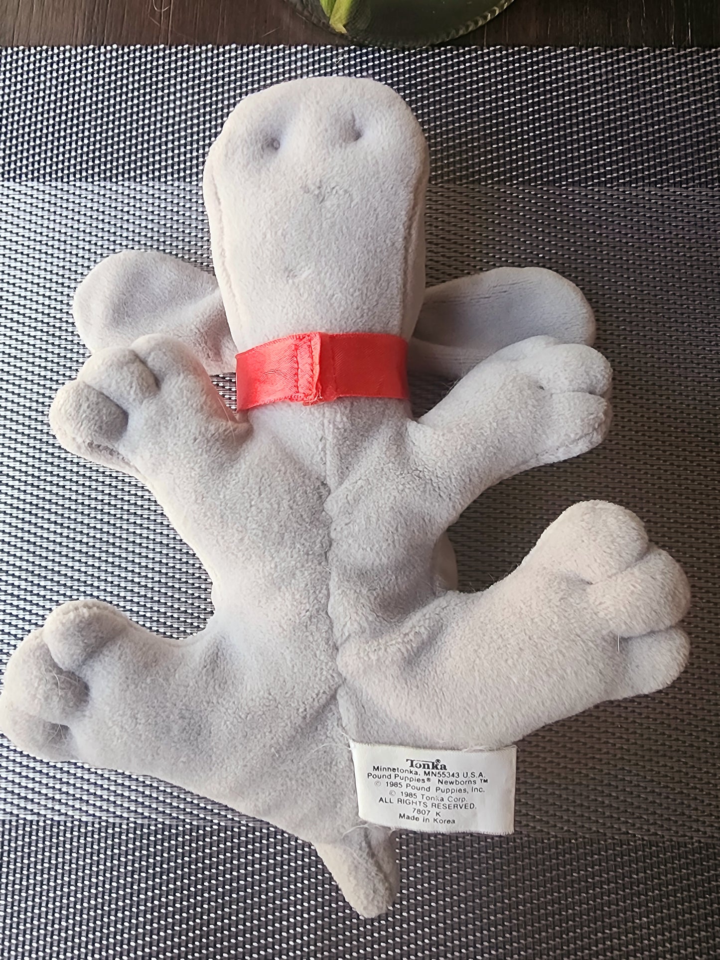 Vintage Plush Stuffed 6" Pound Puppies Dog Doll Tonka 1985