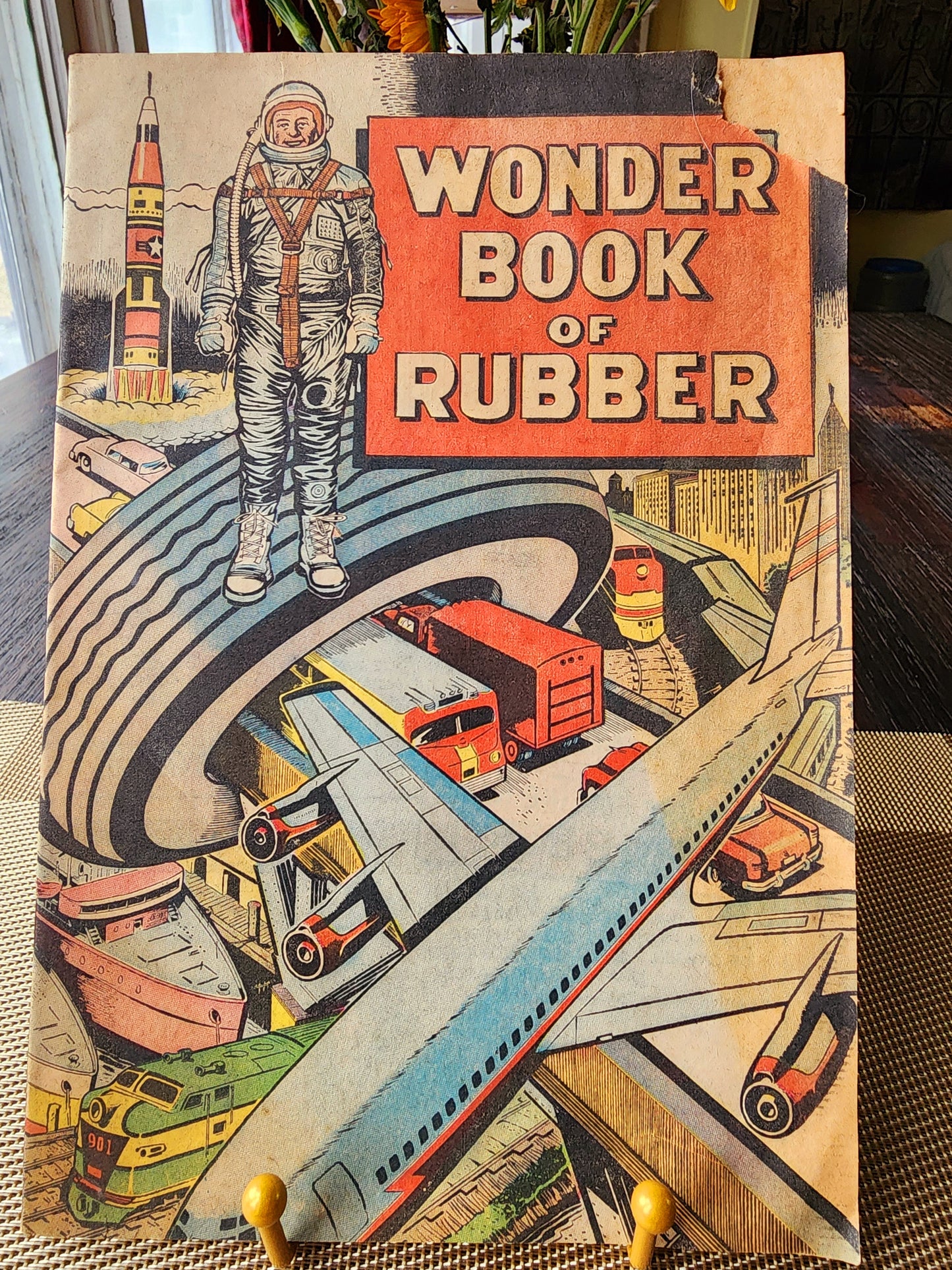 Wonder Book Of Rubber #1 Comic Marvel 1965 BF Goodrich Promotional Comic Promo