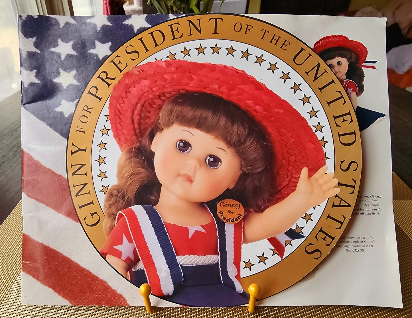 2000 Ginny For President Of The United States Vogue Doll Color Catalog Booklet (19 pages)