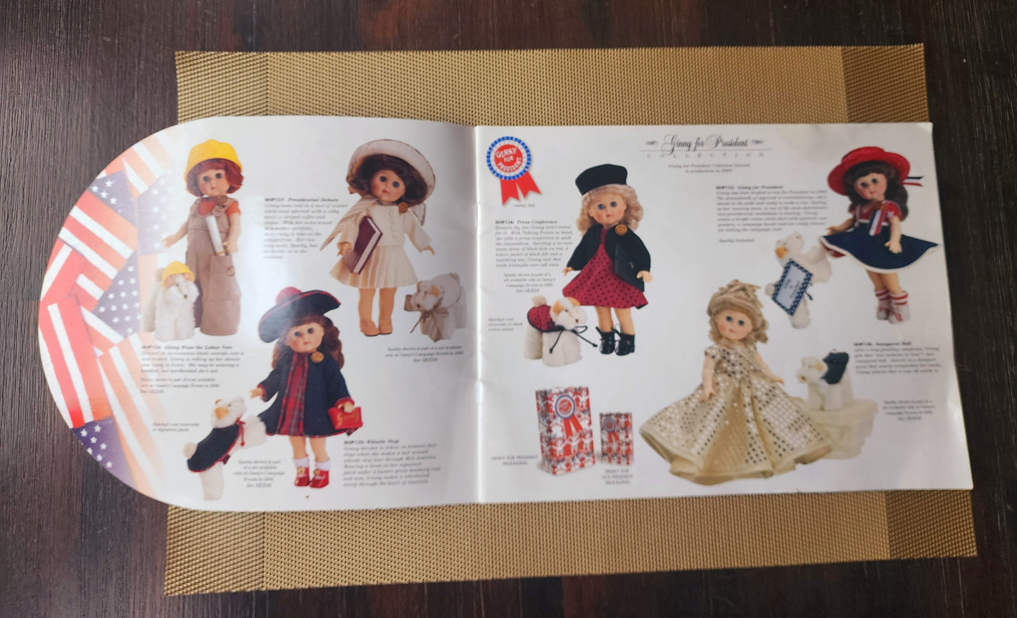 2000 Ginny For President Of The United States Vogue Doll Color Catalog Booklet (19 pages)