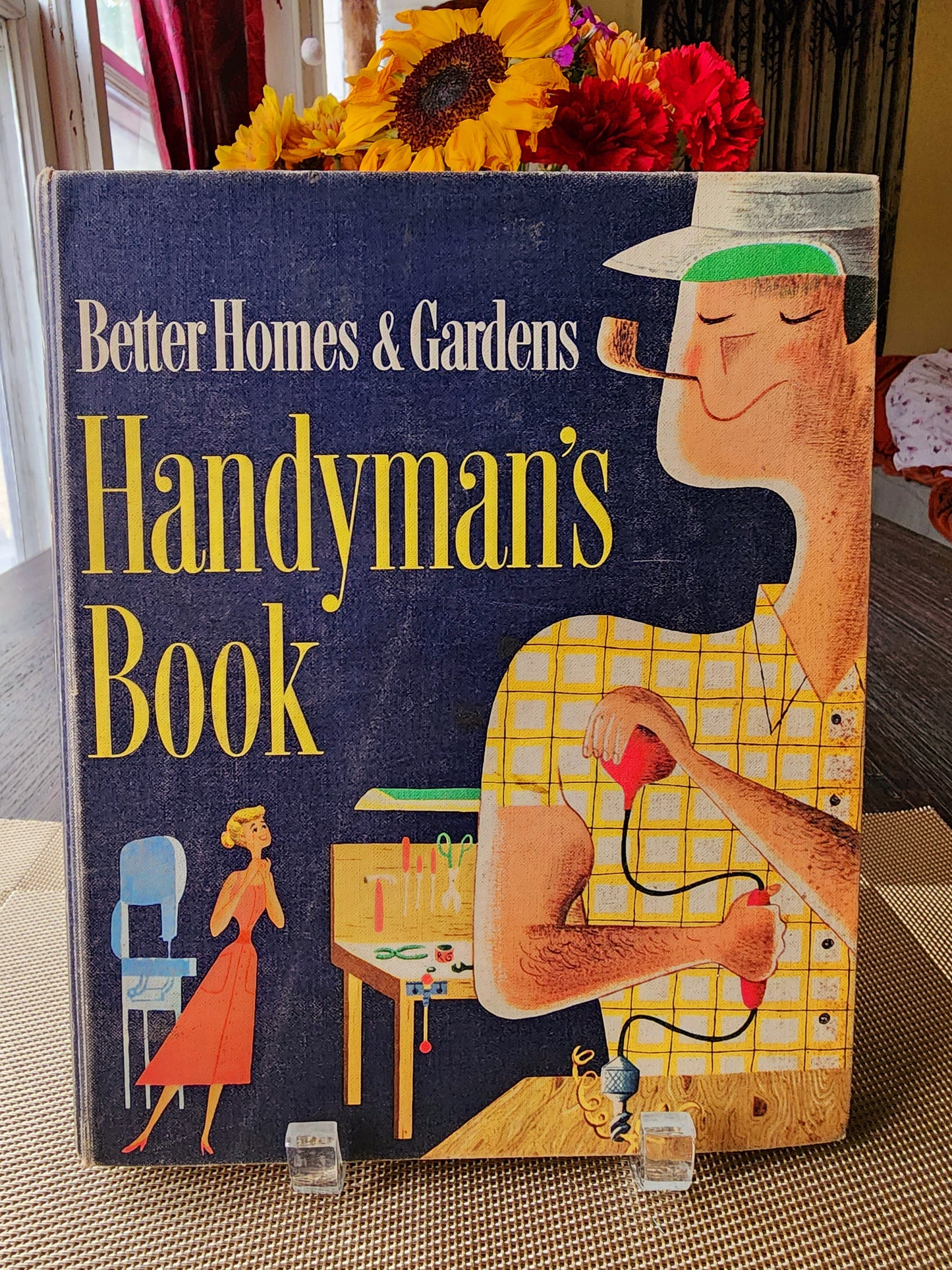 Better Homes And Gardens Handyman's Hardback Book 1957 Vintage Binder Style