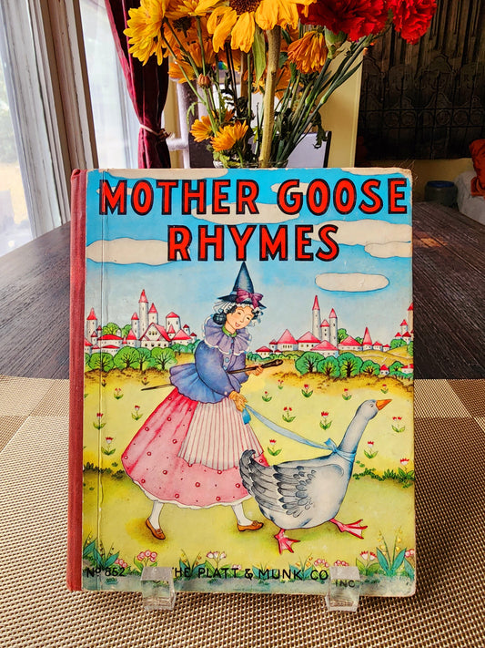 Mother Goose Rhymes No. 852 The Platt & Munk Co. 1939 Board Book