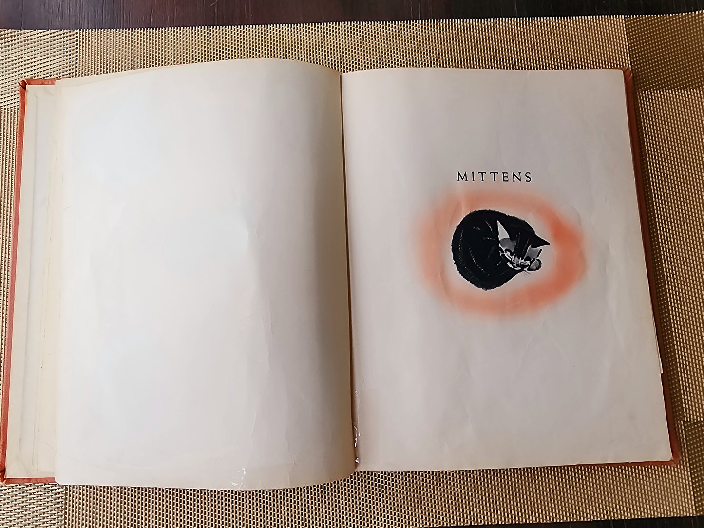 "Mittens" by Clare Turlay Newberry Copyright 1936 1st Edition (Hardback) 29 pages