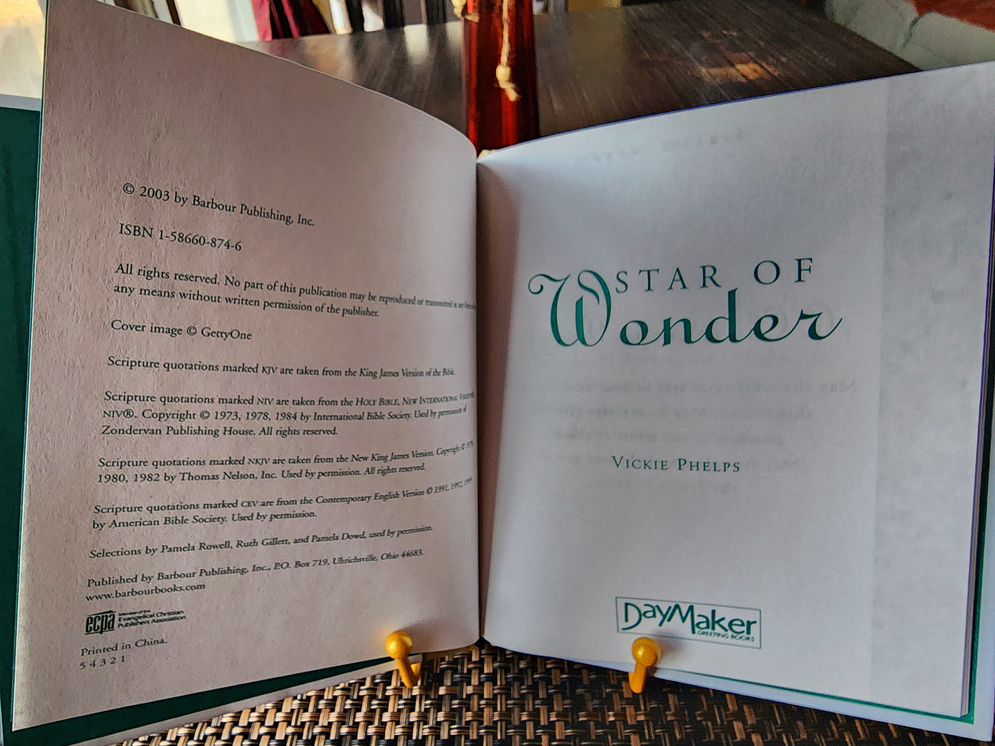 "Star of Wonder" by Vicki Phelps Daymaker Greeting Books