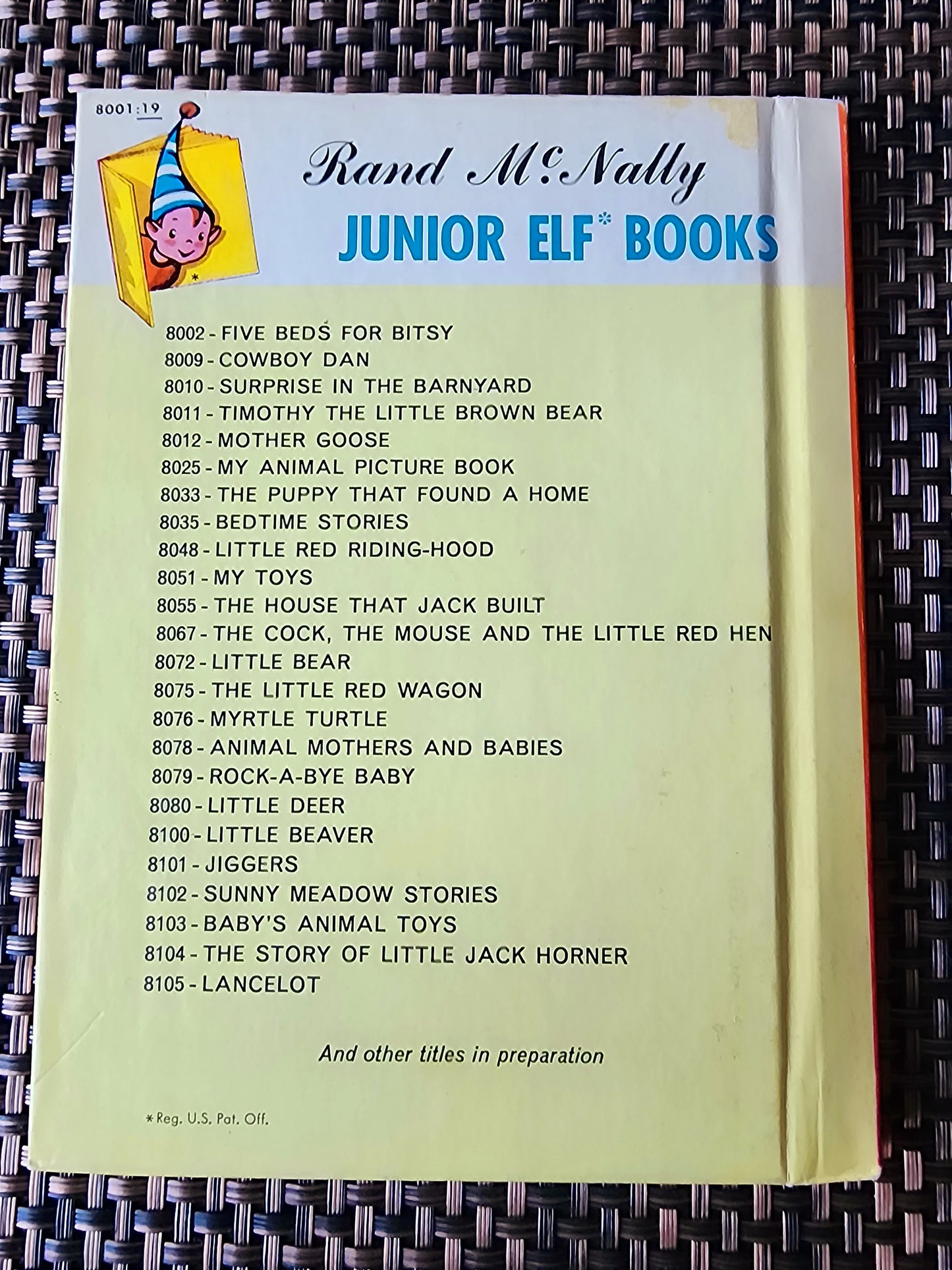 "The Jolly Jingle Book" by Leroy F. Jackson, 1951 Rand McNally Junior Elf Book