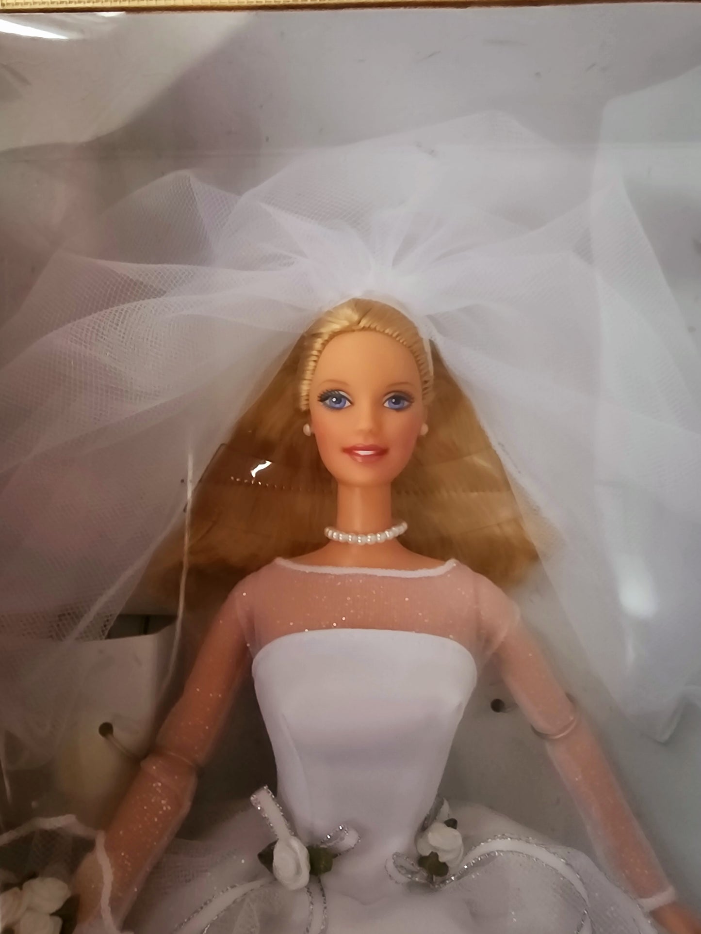 Vintage Mattel Barbie Doll Blushing Bride 1999 NRFB Blonde Wedding Dress #26074