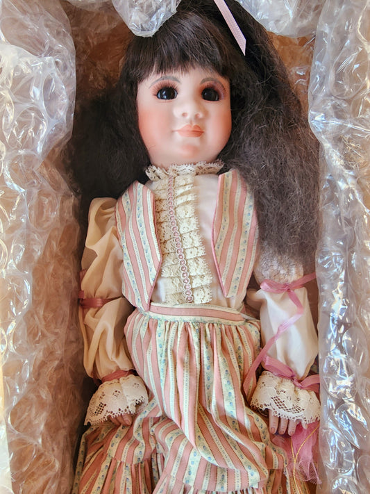 Charlene Marie Originals, "Clotia" Handle With Love Collection Original Doll All Porcelain 25" Limited Edition #47/250 COA, Signed by Artist, RARE