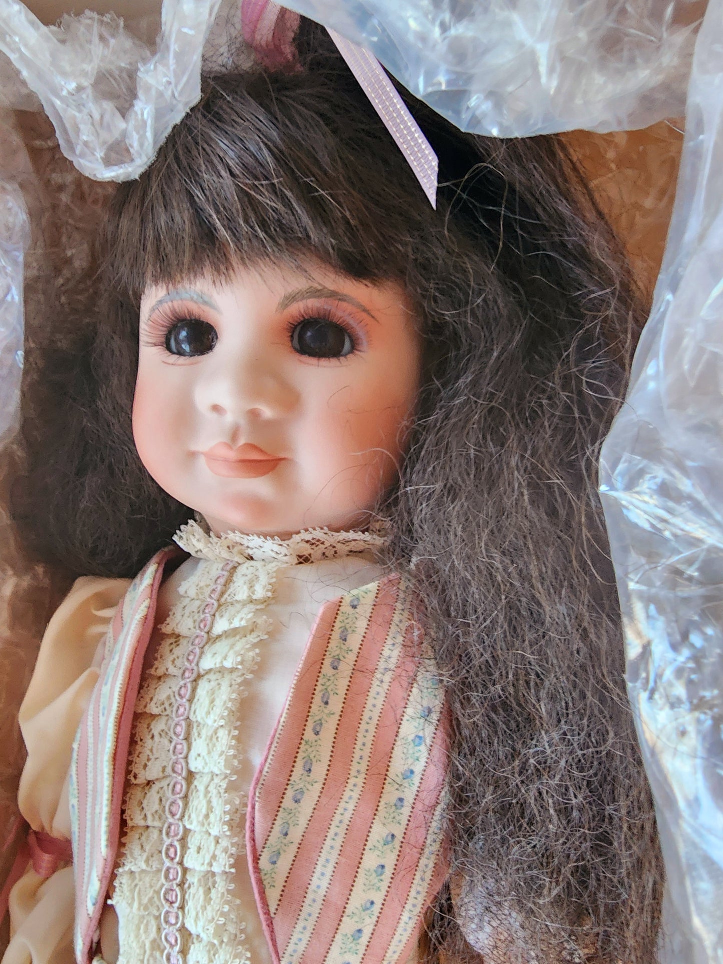 Charlene Marie Originals, "Clotia" Handle With Love Collection Original Doll All Porcelain 25" Limited Edition #47/250 COA, Signed by Artist, RARE