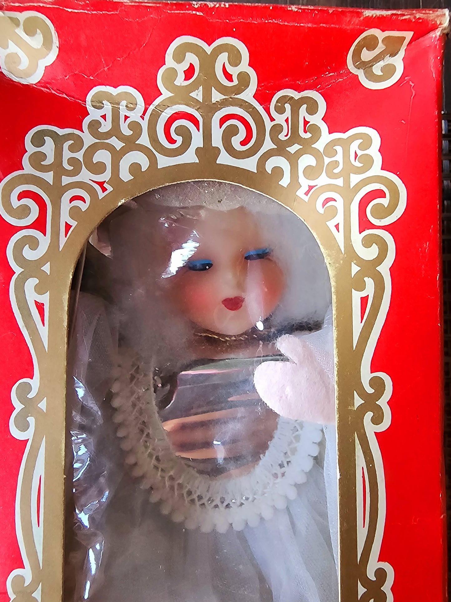 Gimbels Department Store Musical Angel With Action, 1950's, Original Box RARE Item #N103