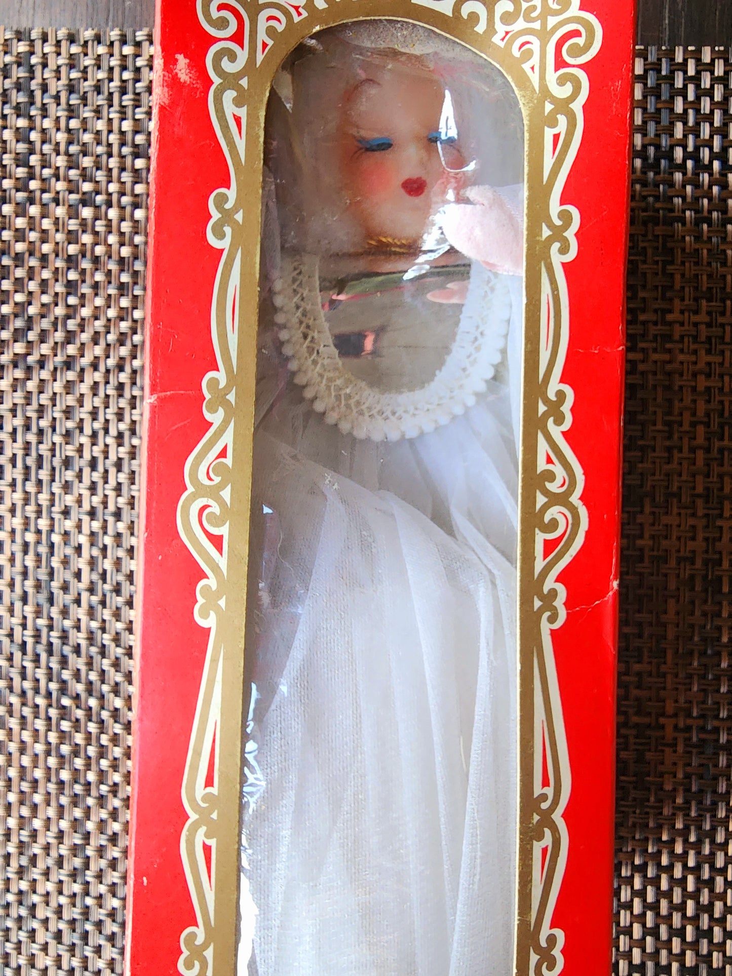 Gimbels Department Store Musical Angel With Action, 1950's, Original Box RARE Item #N103