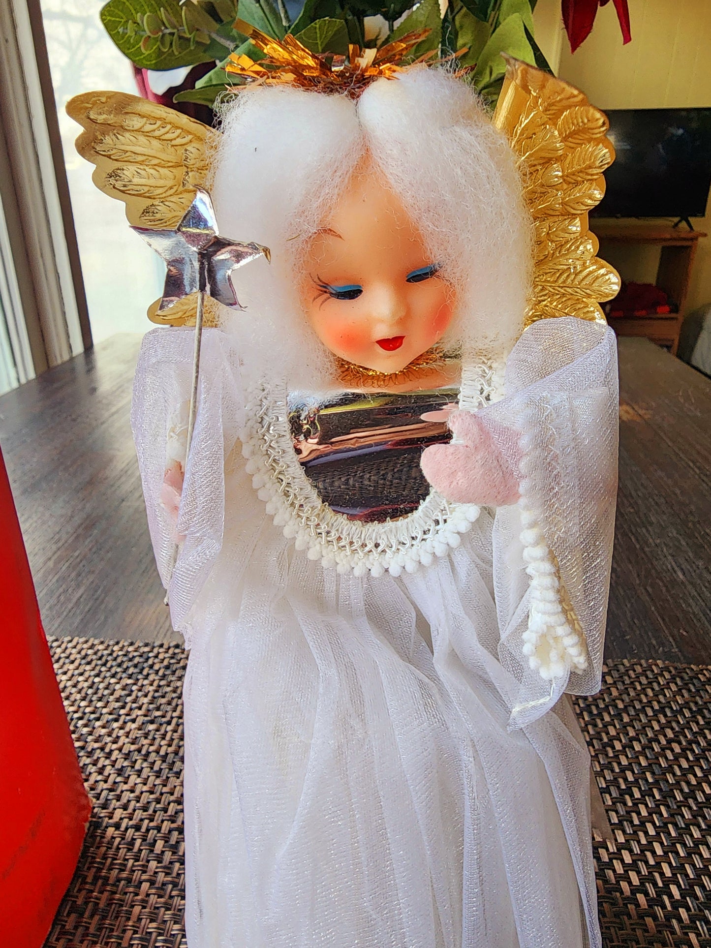 Gimbels Department Store Musical Angel With Action, 1950's, Original Box RARE Item #N103