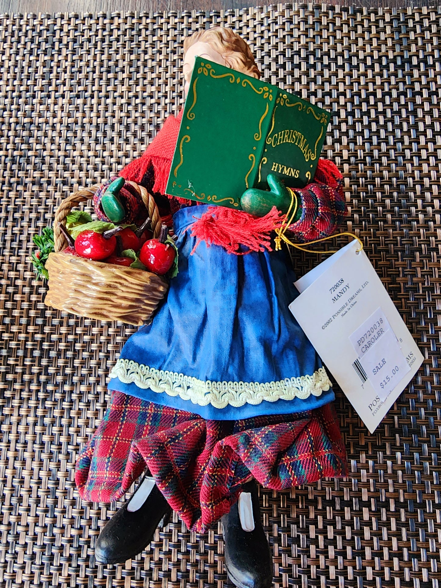 Clothtique Possible Dreams "Mandy" Christmas Caroler Figurine,  #720038