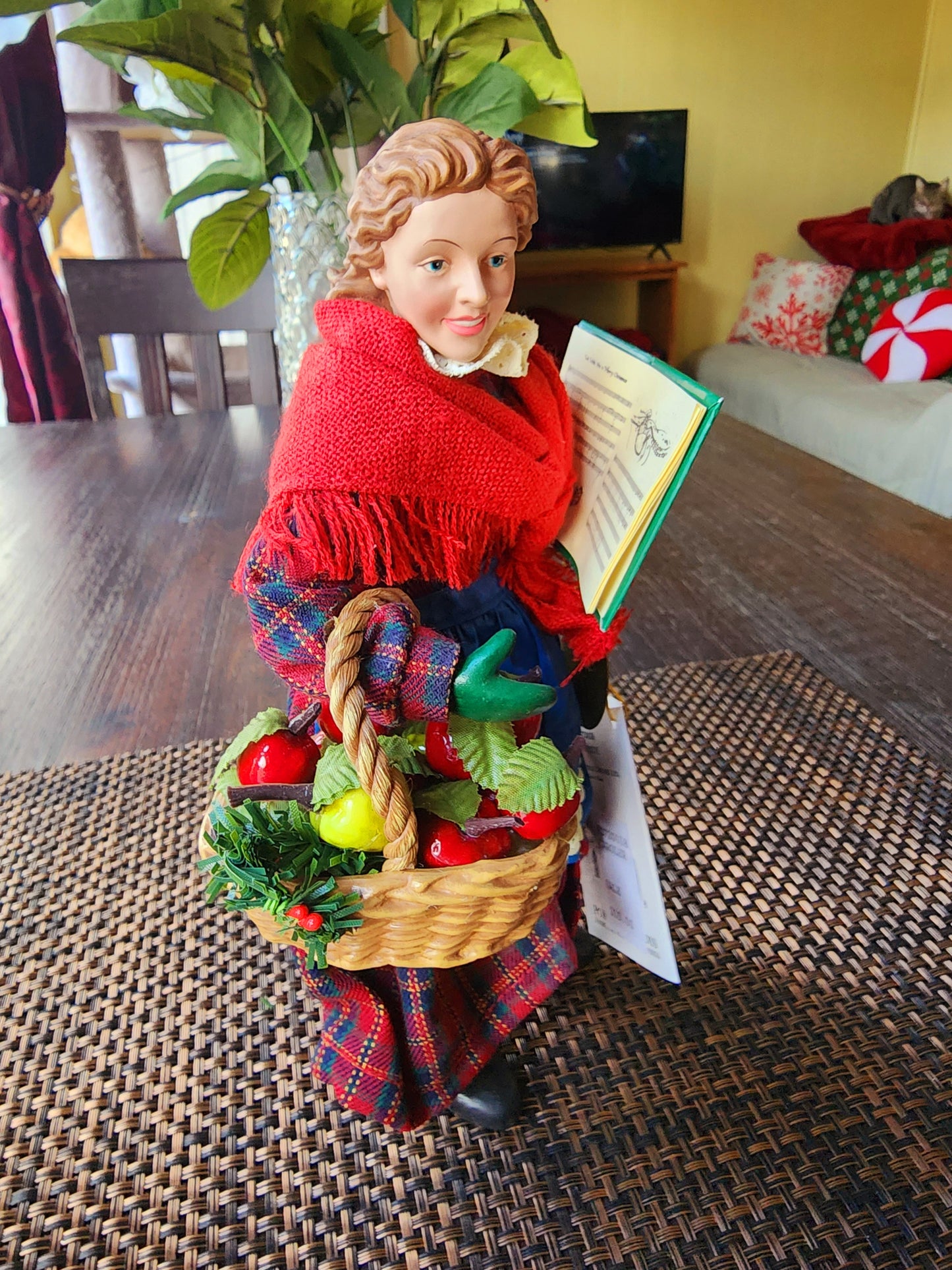 Clothtique Possible Dreams "Mandy" Christmas Caroler Figurine,  #720038