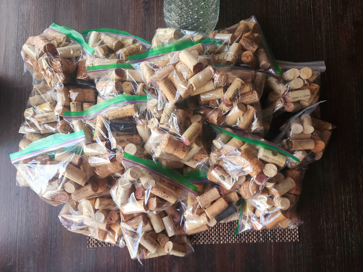 Premium Natural Used Wine Corks Lot of 519 Solid Cork Crafts Wedding