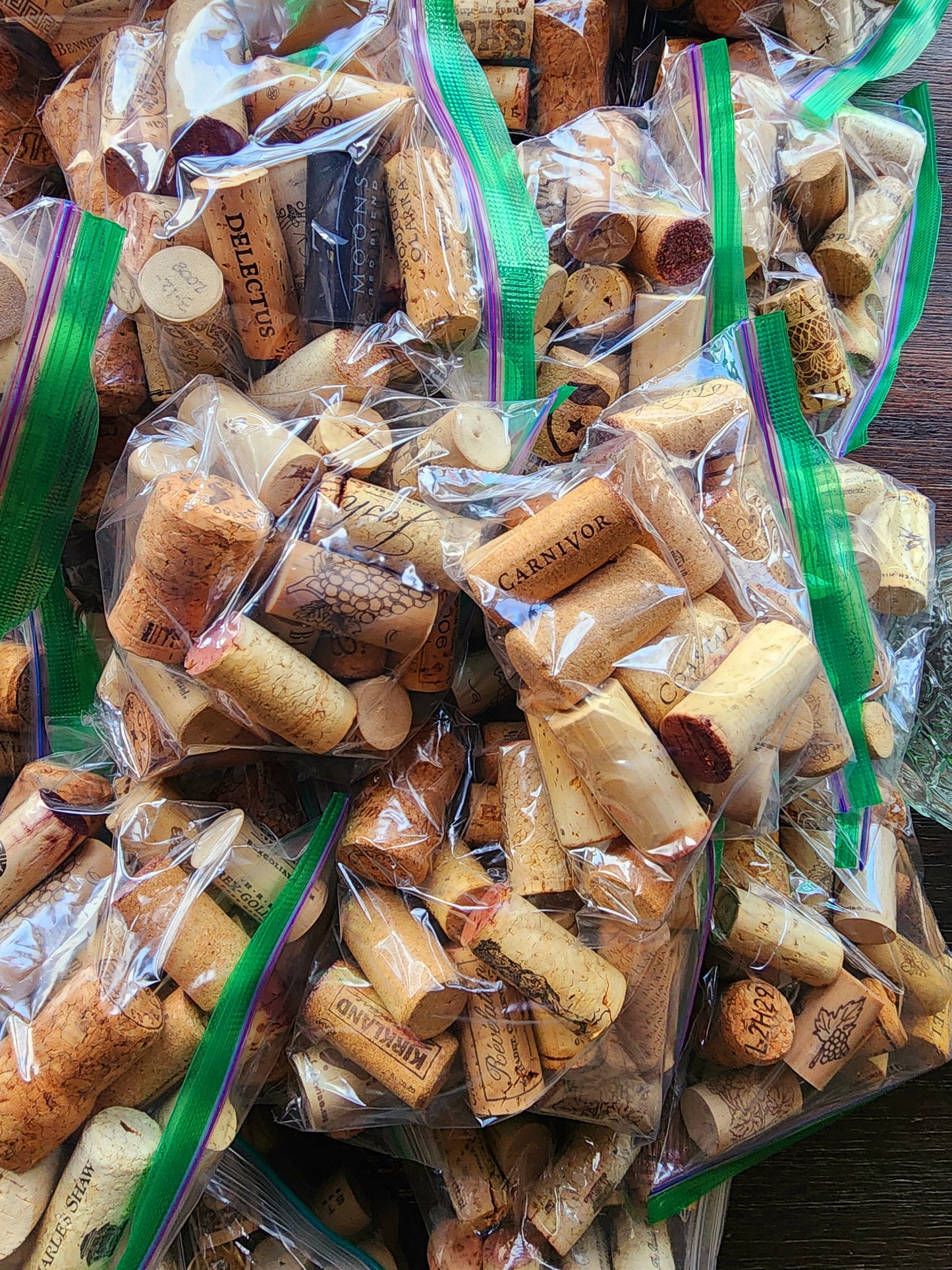 Premium Natural Used Wine Corks Lot of 519 Solid Cork Crafts Wedding