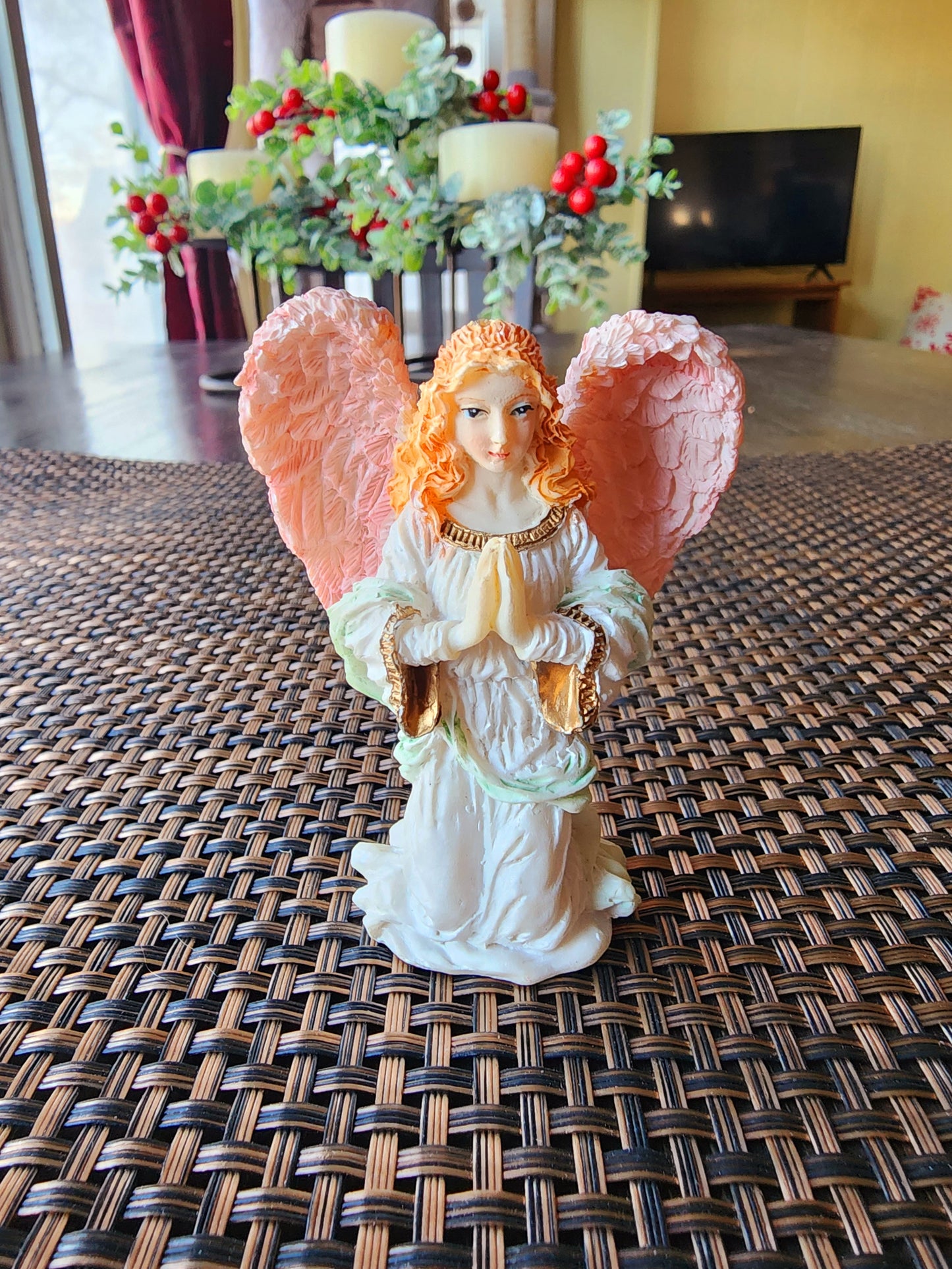 Vintage Angel Collection Figurines, Set of 9 Angels ~ Roughly 4" Tall