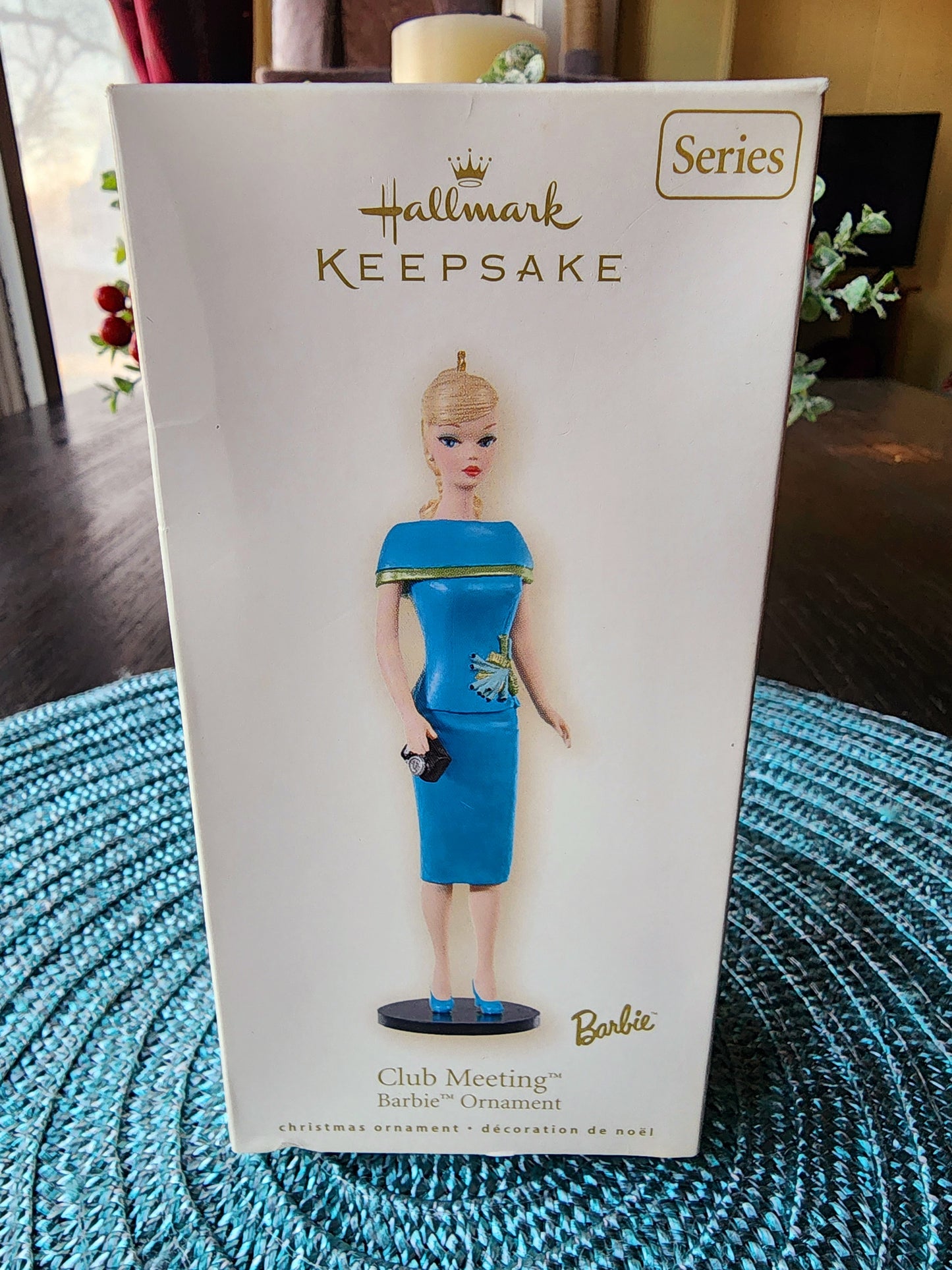 Hallmark “Club Meeting” Keepsake Barbie 15th Series ornament 2008