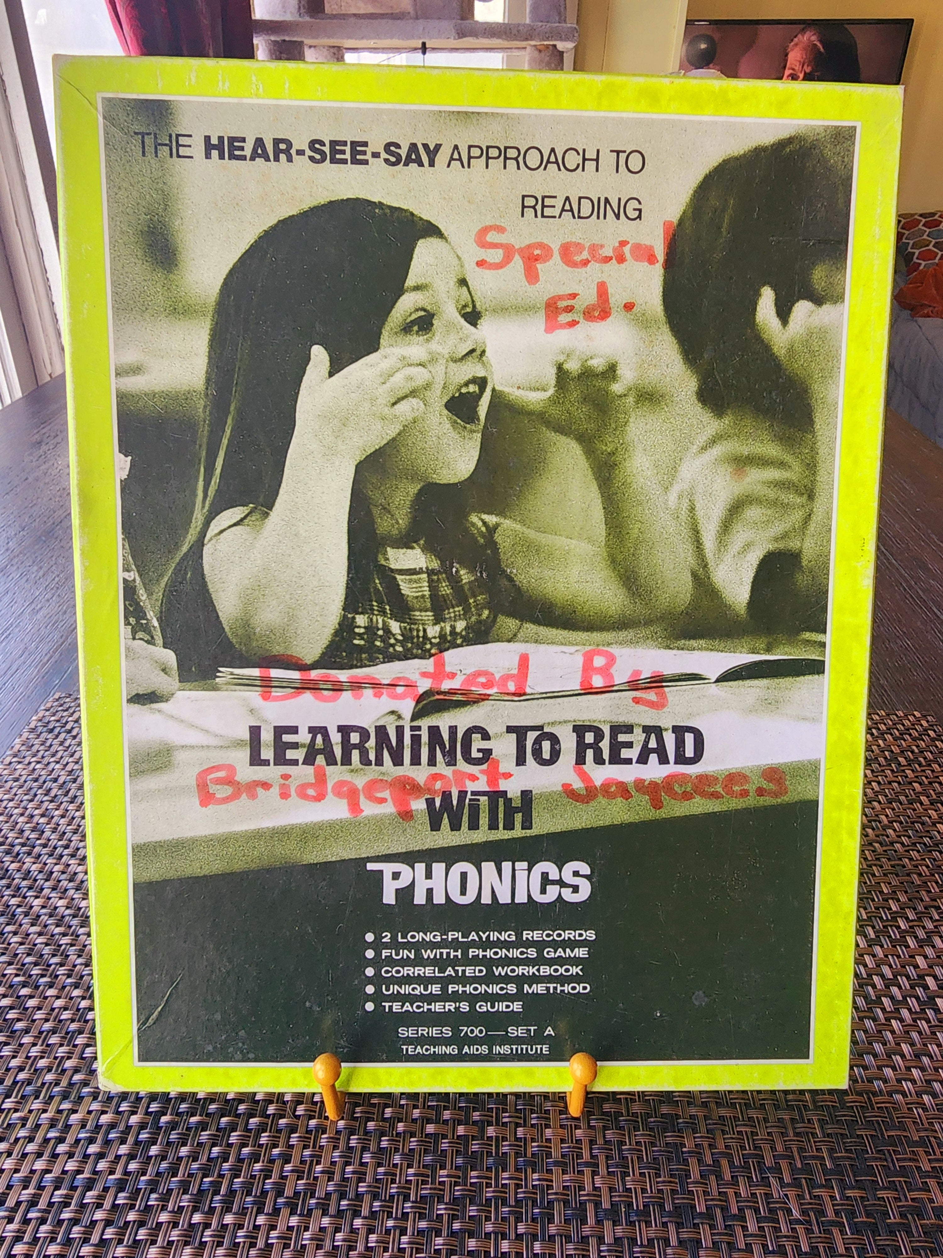 Learning To Read With Phonics, The Hear-See-Say Approach To Reading Se ...
