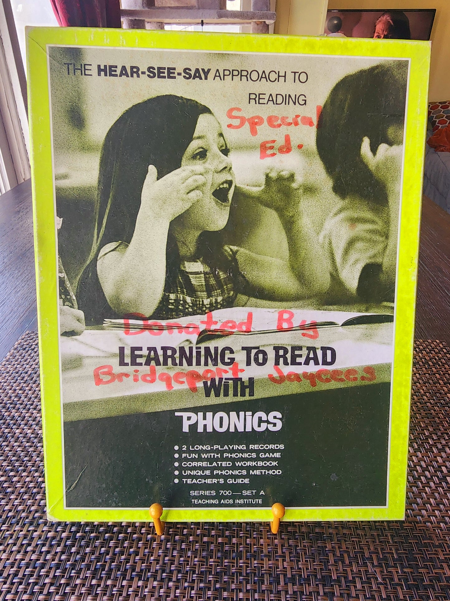 Learning To Read With Phonics, The Hear-See-Say Approach To Reading Series 700 Set A 1970 Kit Teaching Aids Institute