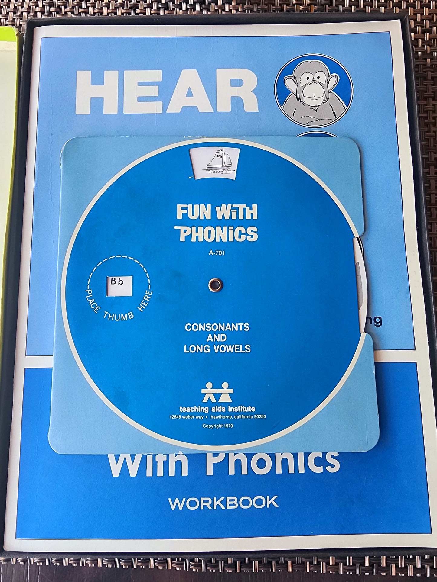 Learning To Read With Phonics, The Hear-See-Say Approach To Reading Series 700 Set A 1970 Kit Teaching Aids Institute