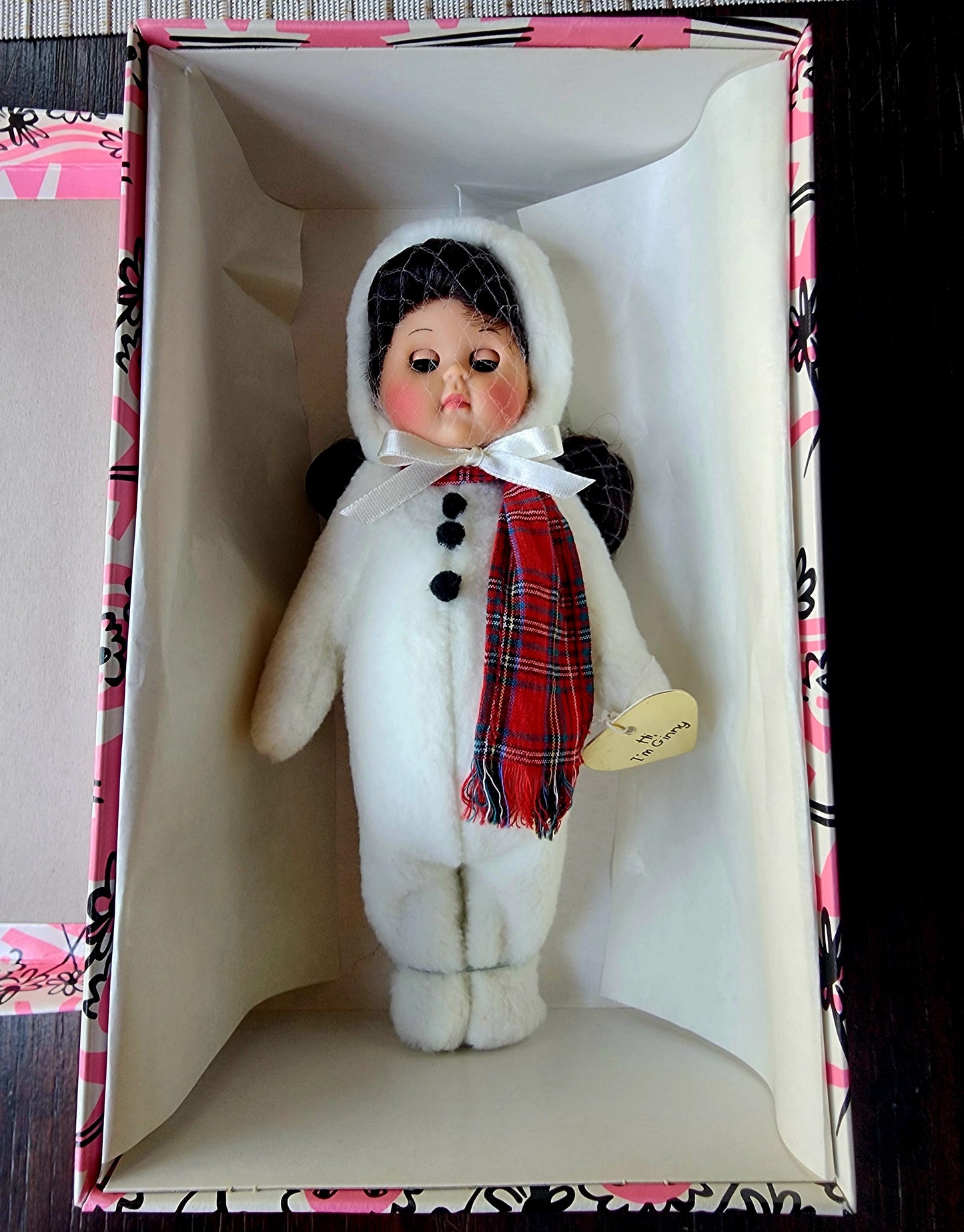 Ginny Doll 8", "Snowman", 2000 Calendar Collection, NIB #0HP129