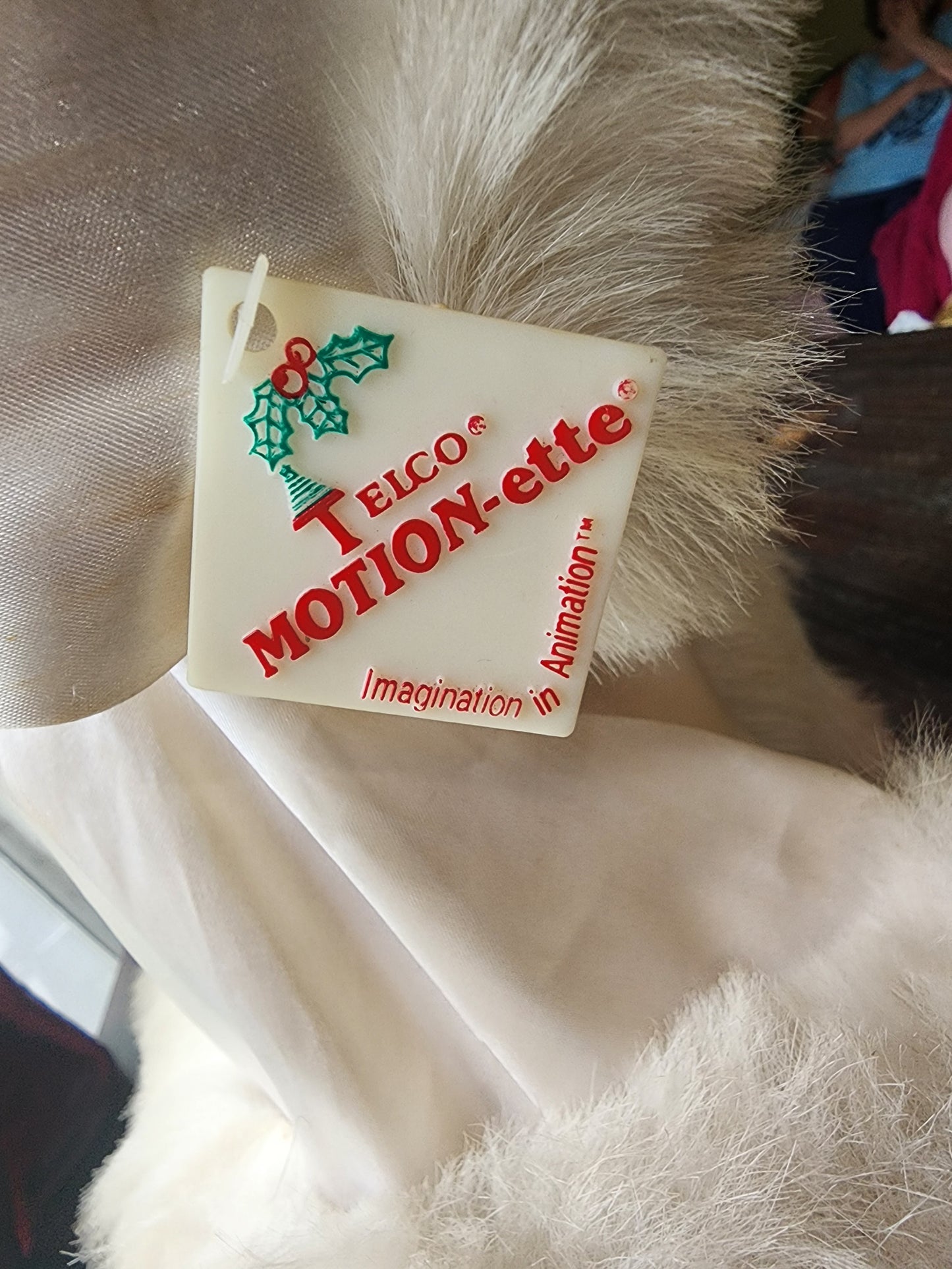 Snow Princess Christmas Girl by Telco Motion-ette' Lighted Christmas Girl 1991