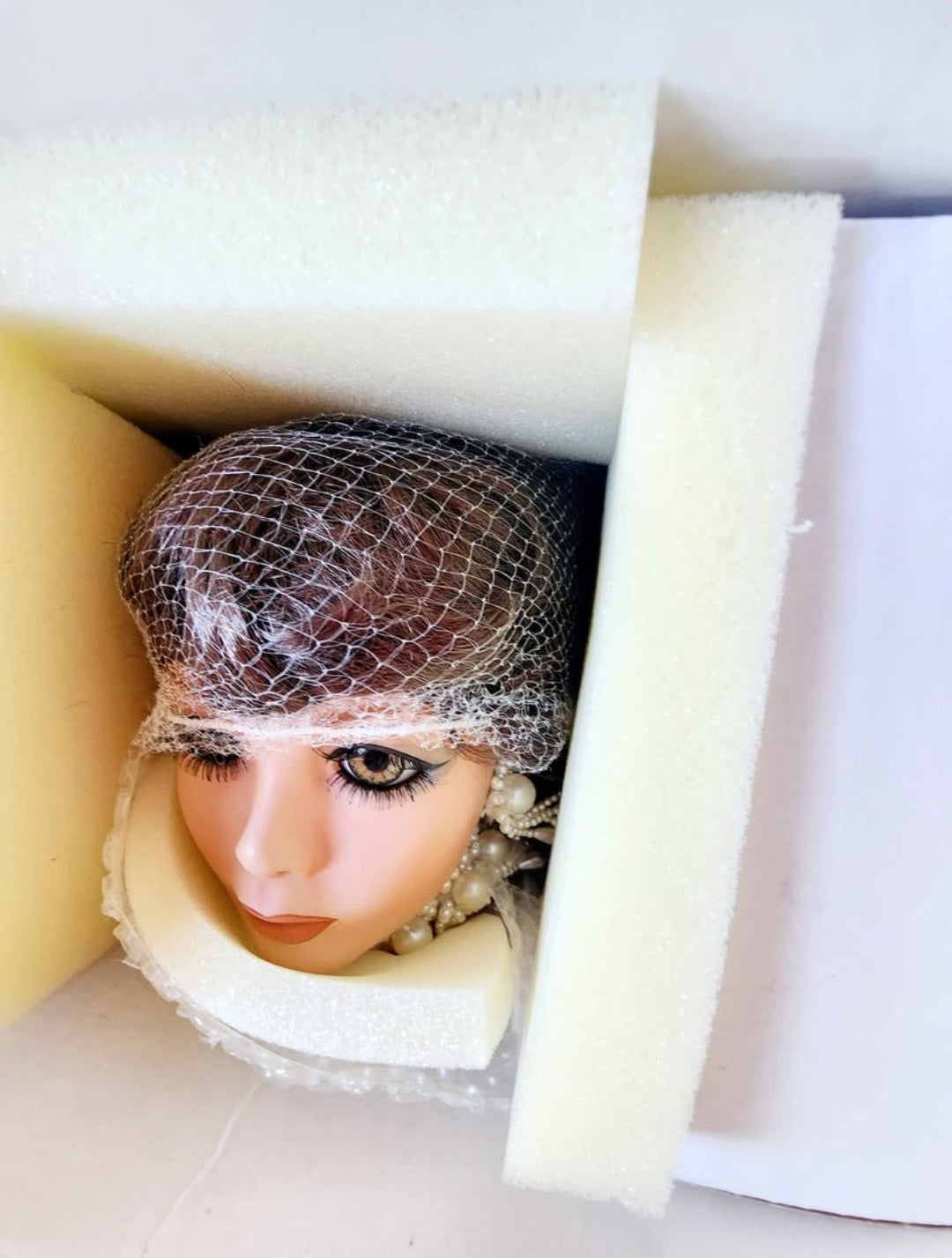 "Hallie" Artist Doll by Rustie 42" Large Doll, Fully Sequenced/Beaded Gown w/Hat, New In Box, Lmtd Edition #611/1000 COA, Large Doll