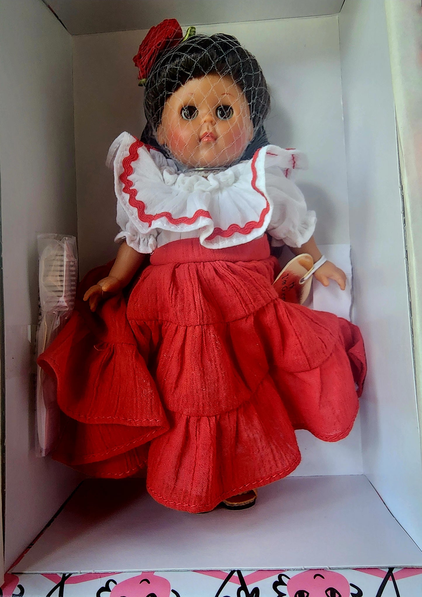 Ginny 8" Collectible Doll Mexico Doll #2HP231 New, NRFB