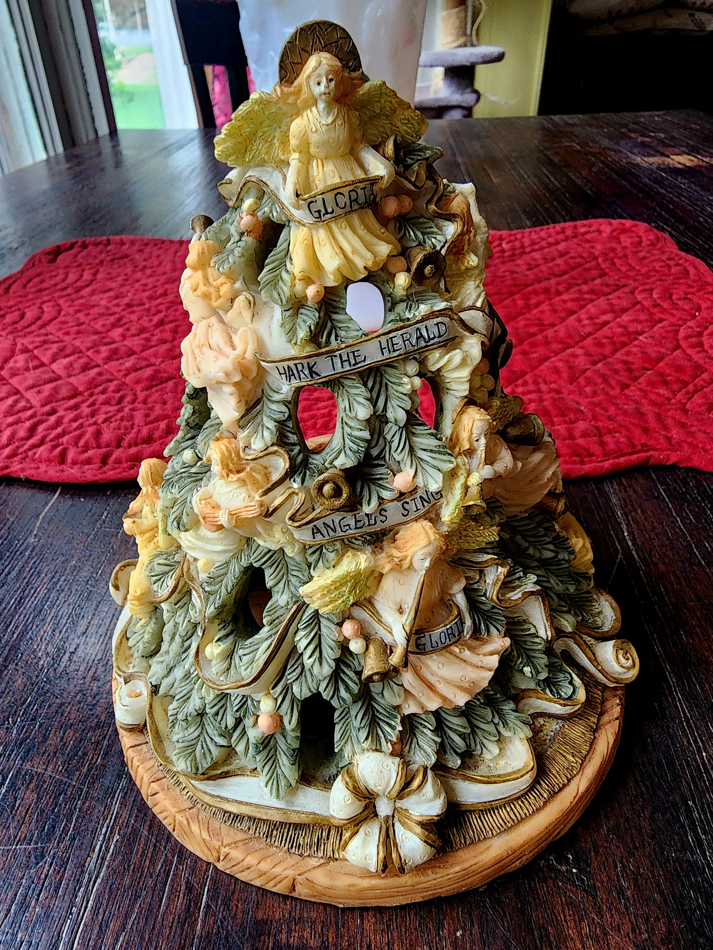 Vintage Christmas Tree Votiveange Gifts Tea Light Candle Holder