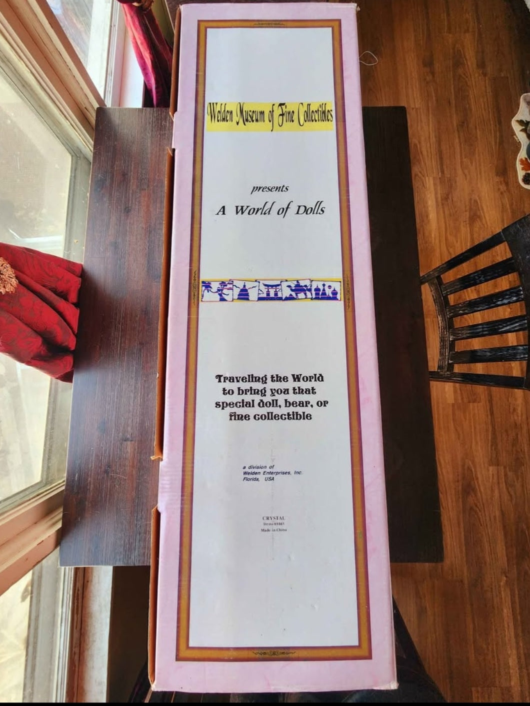 1996 Rustie Large 42" Doll "Crystal" Queen of the Mardi Gras Lmtd Edition, NIB Mint Condition