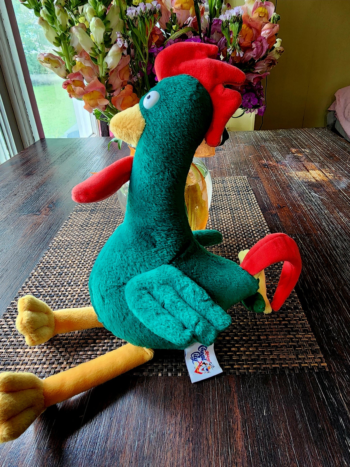 RARE Kellogg's Corn Flakes Rooster 1998 Kellogg's Cereal City Plush