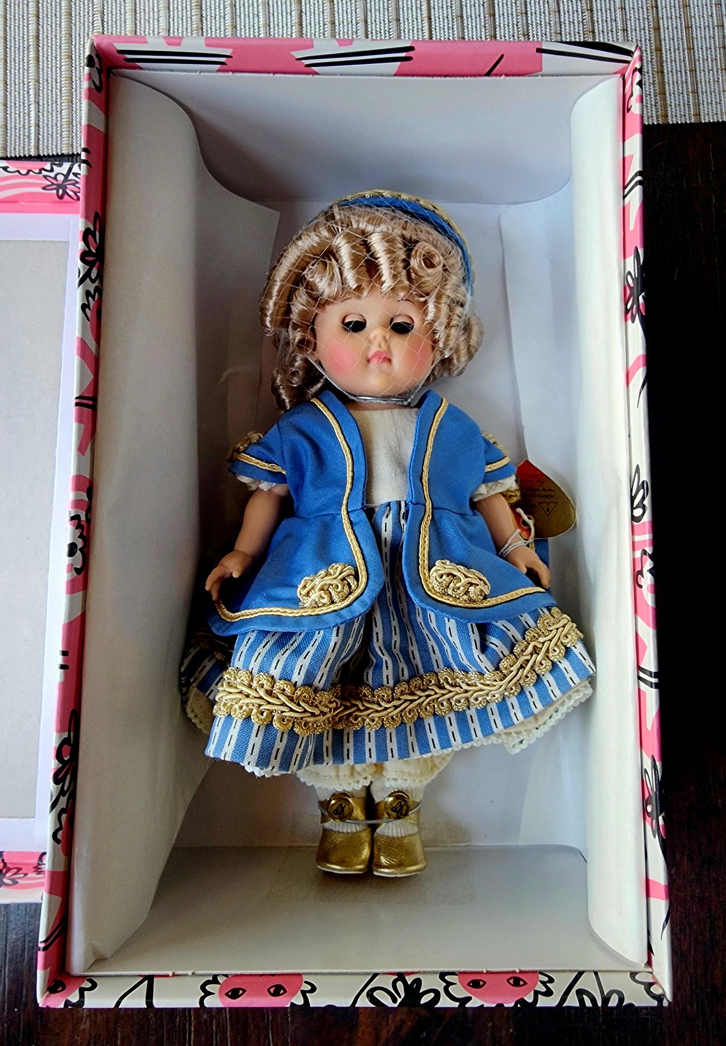 2001 Vogue Ginny GOLDILOCKS 8" Doll #1HP189 New In Box