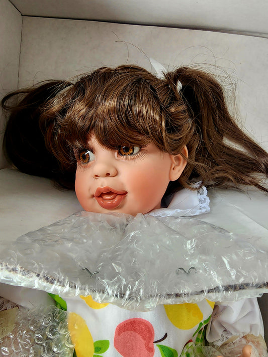Fayzah Spanos "Tootie Fruity, I'm a Cutie" Doll Limited Edition #456/500 with COA
